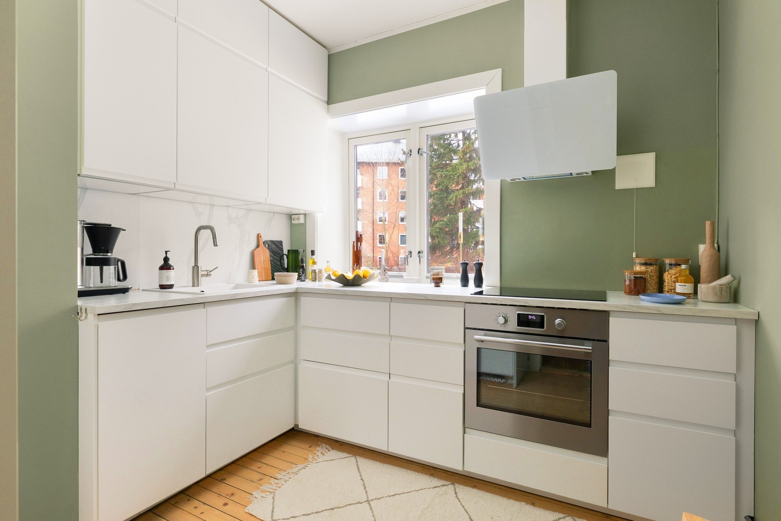 IKEA-kjøkkenet ble montert av Montera i 2019. Galleribilde