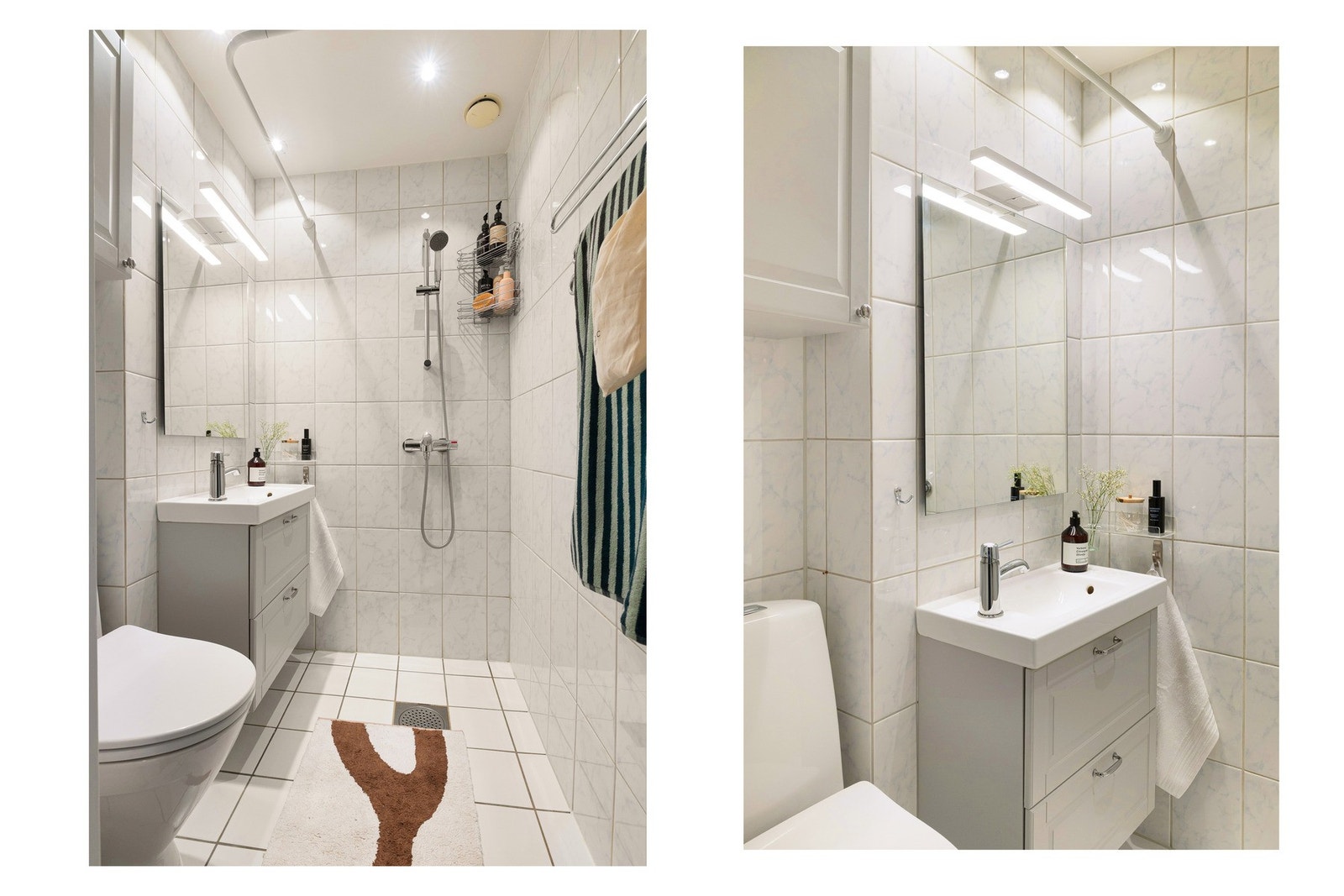 Elektrisk gulvvarme og moderne innredning. Galleribilde