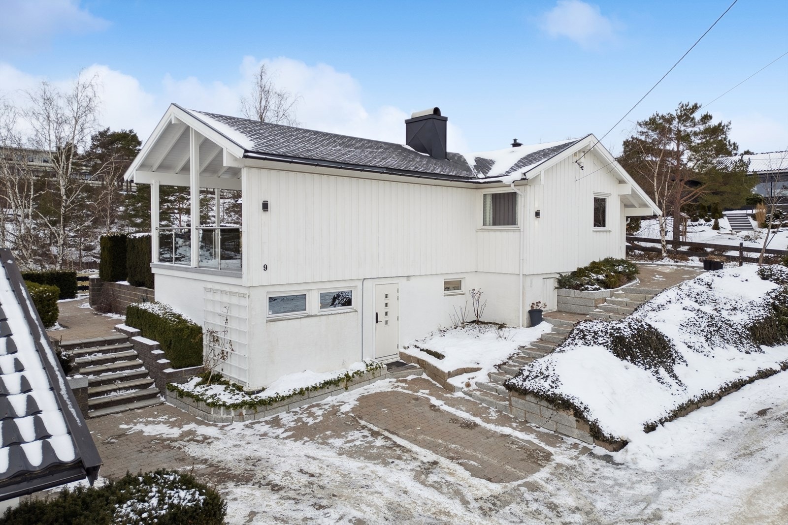 Fasader mot øst Galleribilde