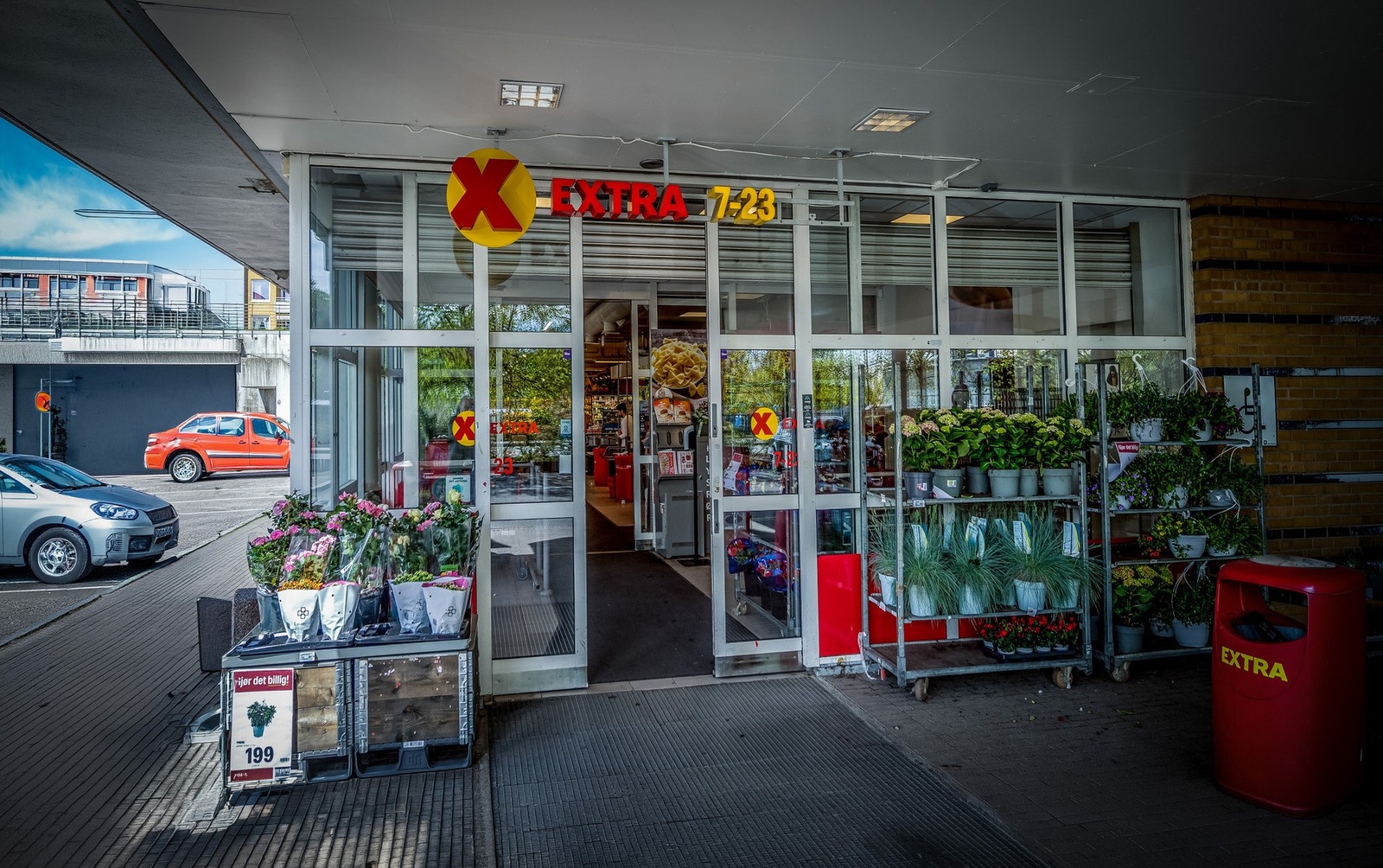 Ikke langt til nærbuttik. Galleribilde