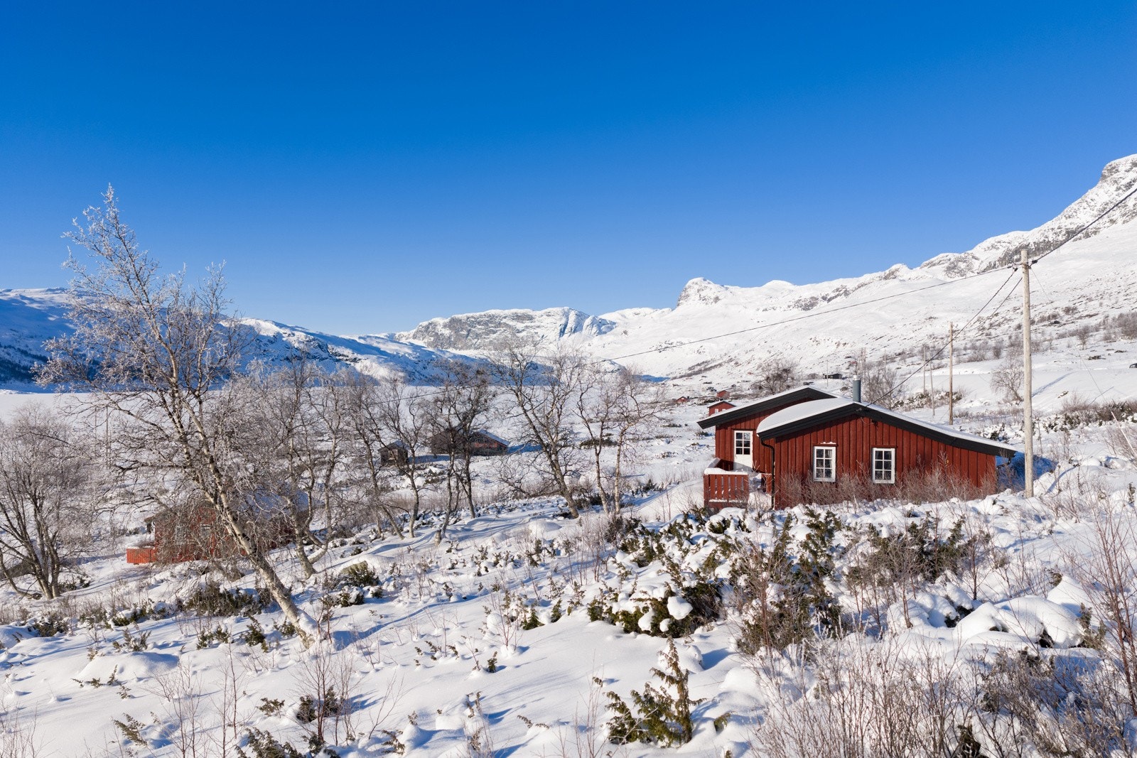 Beliggende solrikt til. Galleribilde