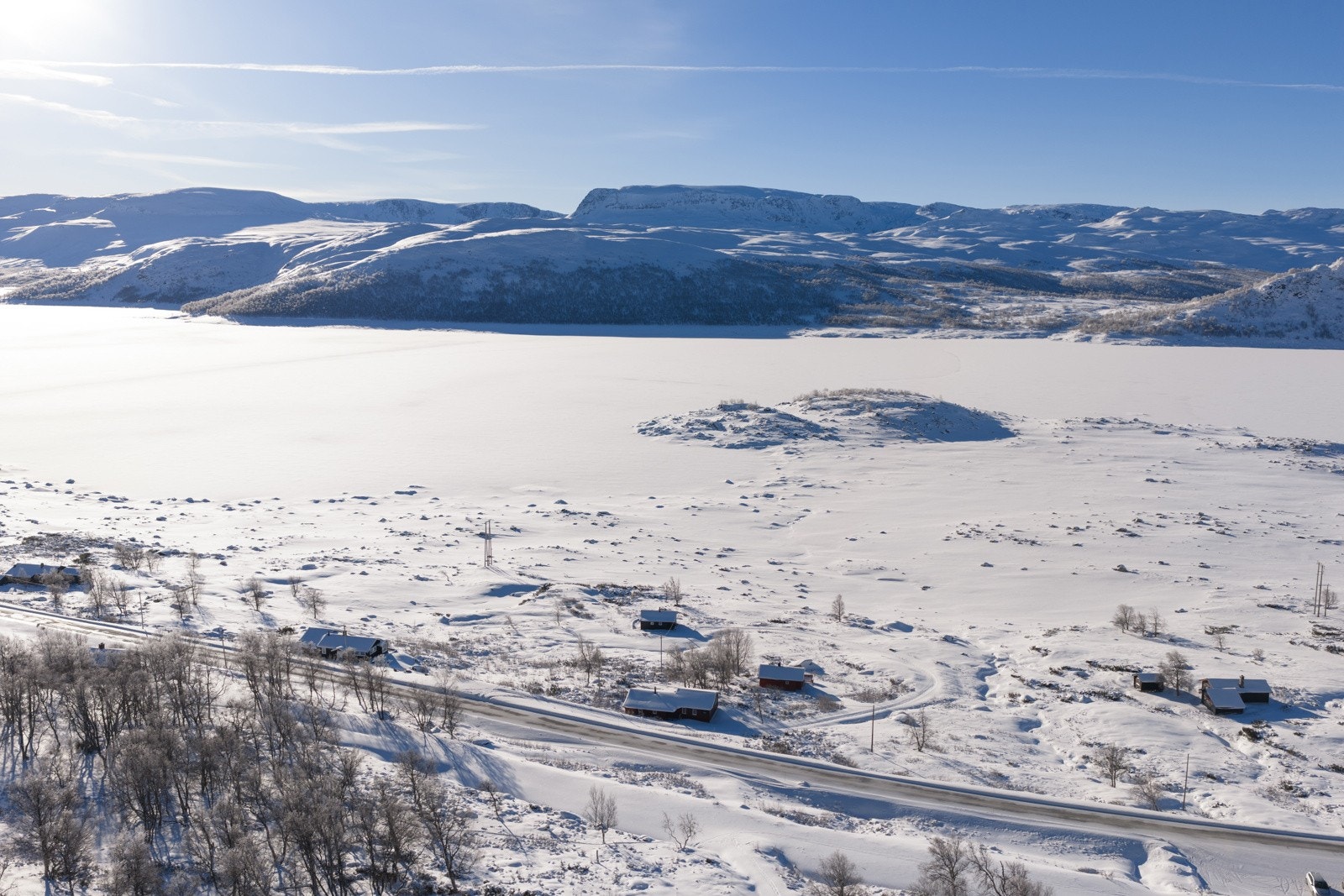 Her har man et skue til Hallingskarvet 1933moh. Galleribilde