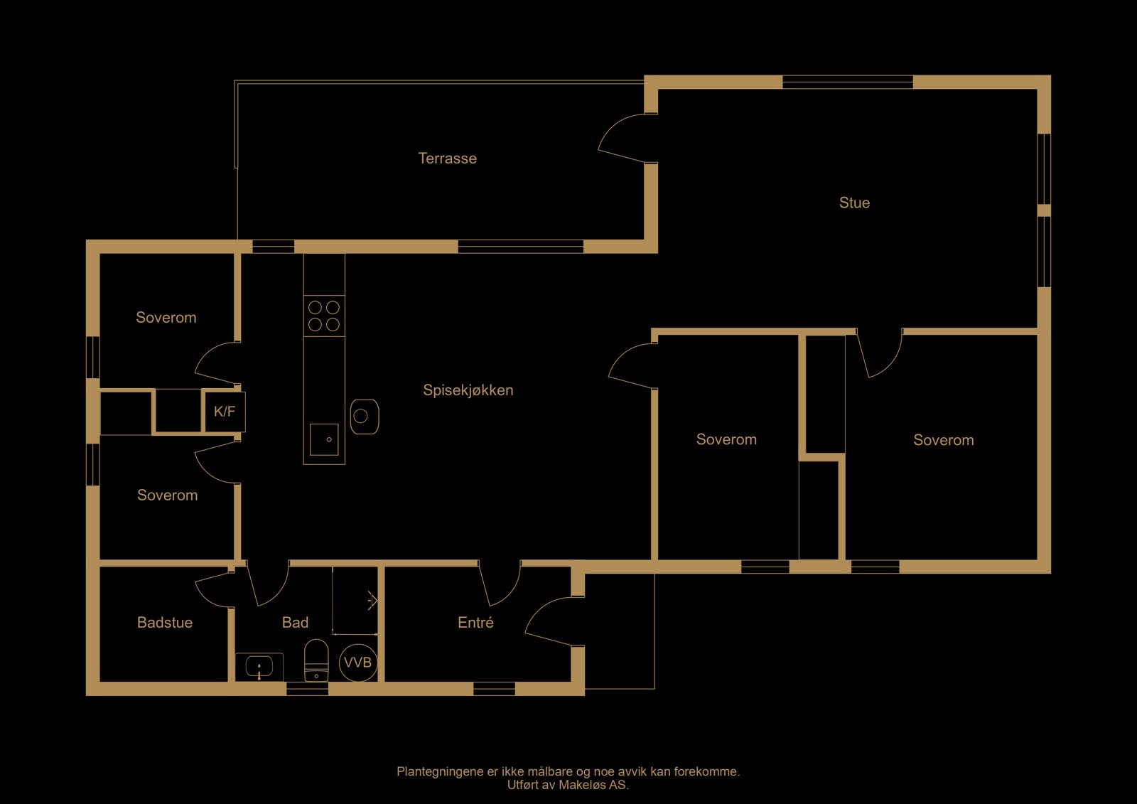 Plantegning - illustrasjon, avvik kan forekomme Galleribilde