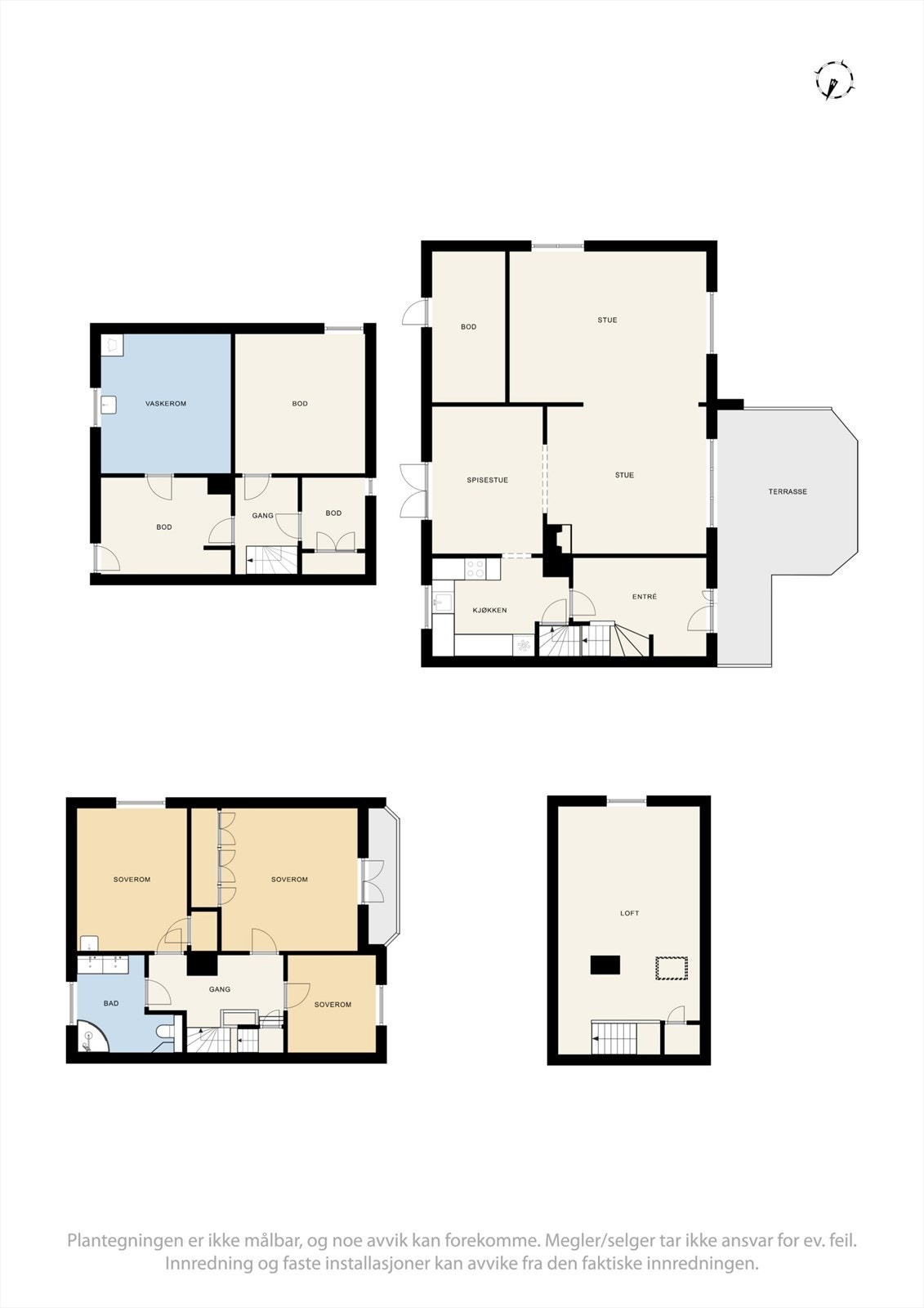 Plantegninger - Aksels Gate 22. Galleribilde
