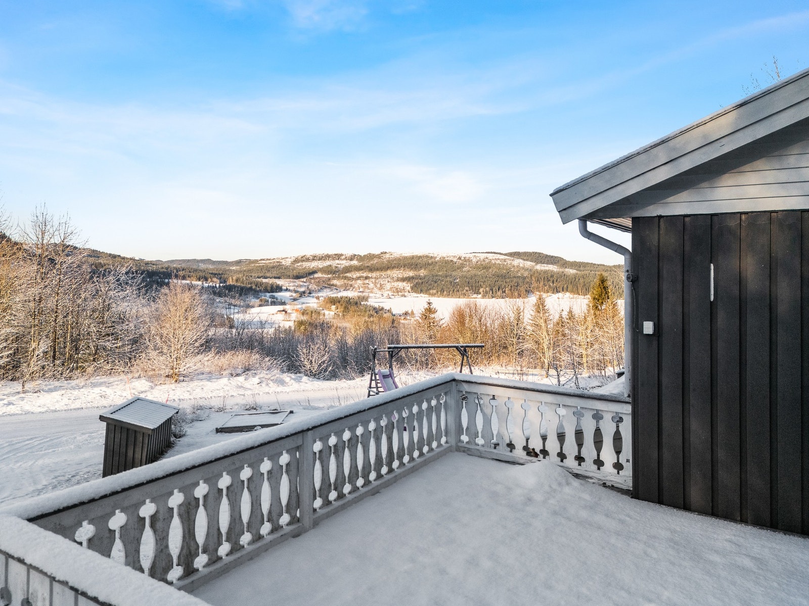 Utsikt fra veranda Galleribilde