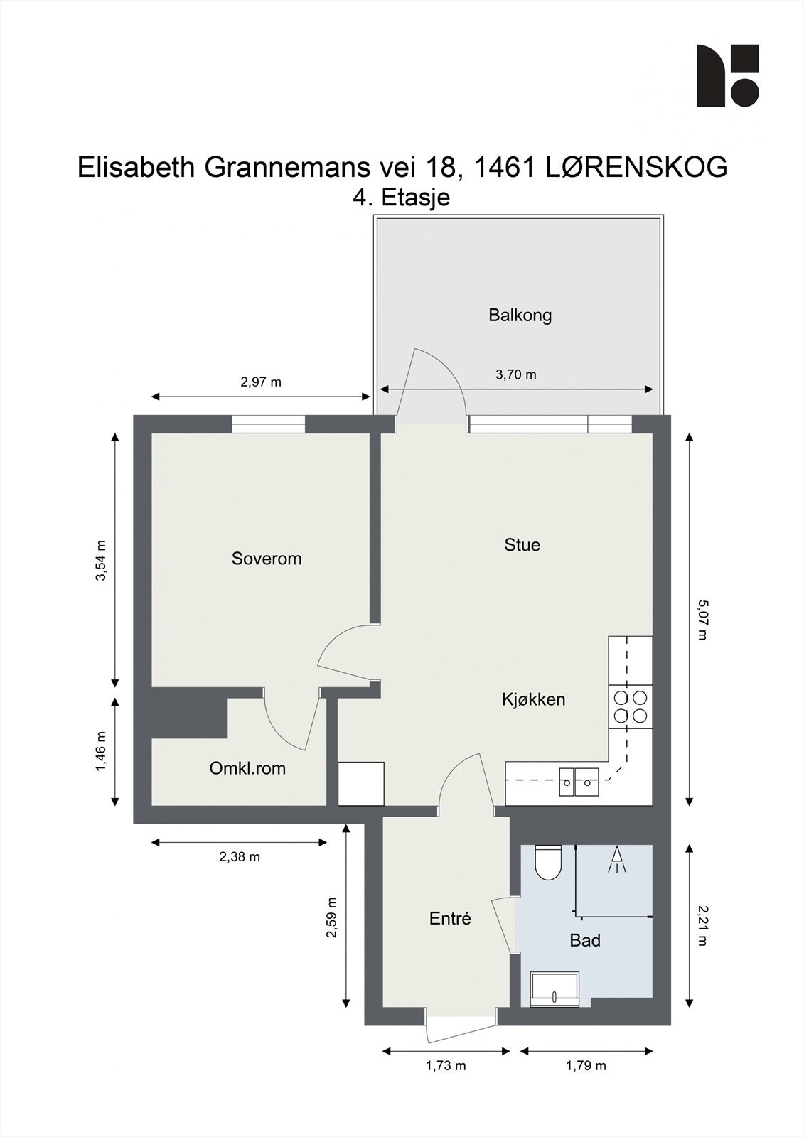 Plantegning. Galleribilde