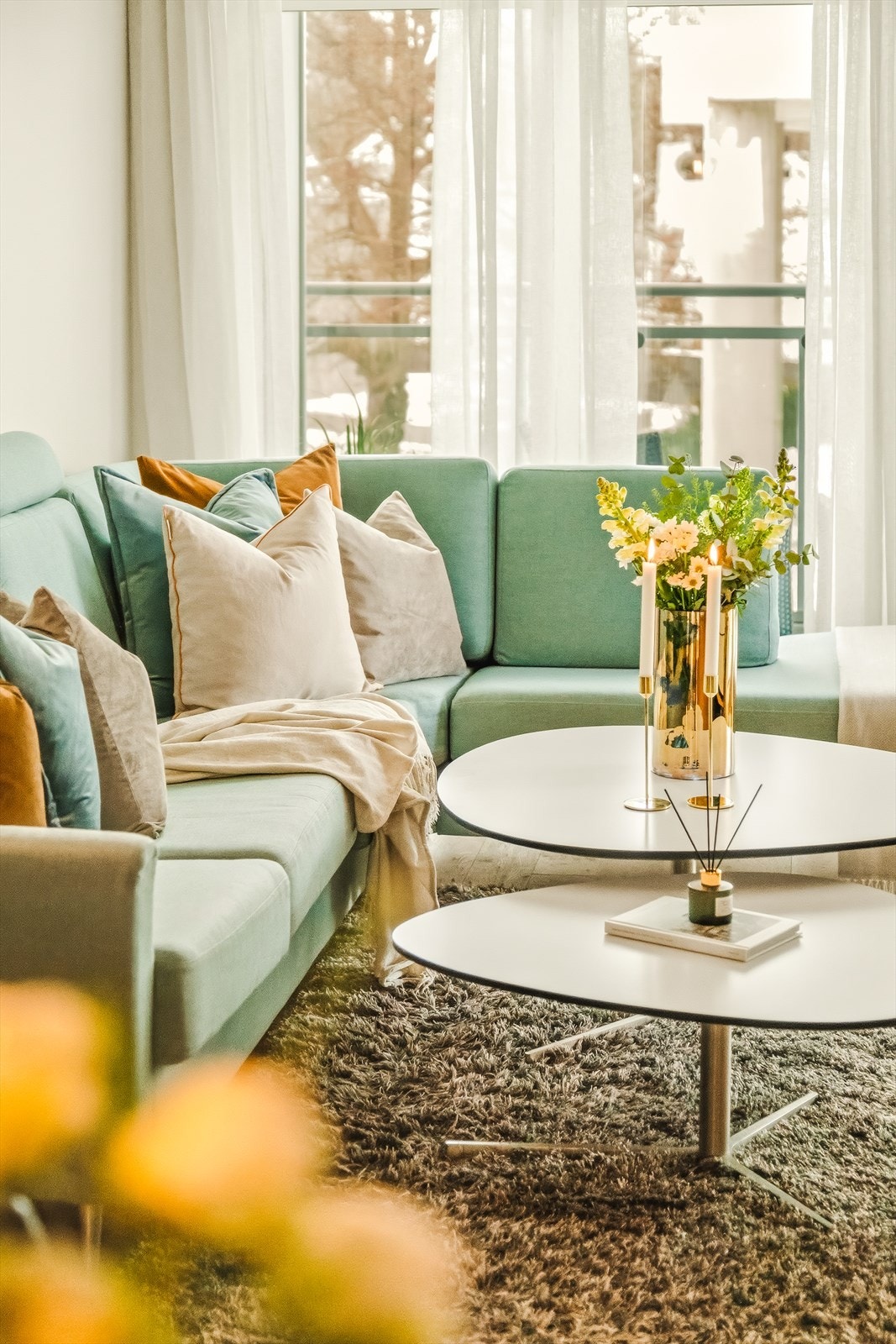 Leiligheten er innredet med moderne, tidsriktig og tiltalende standard. Galleribilde