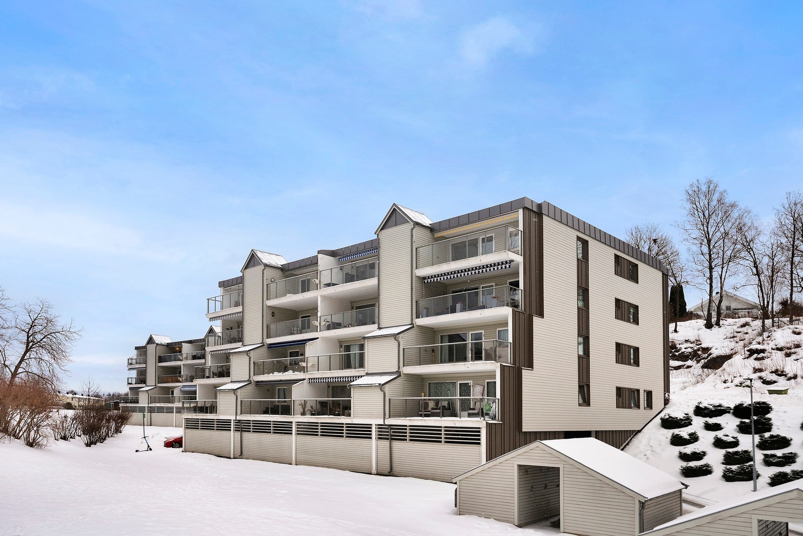 Her bor du med kort vei til skog og mark, og har flotte turmuligheter rett i nærheten Galleribilde