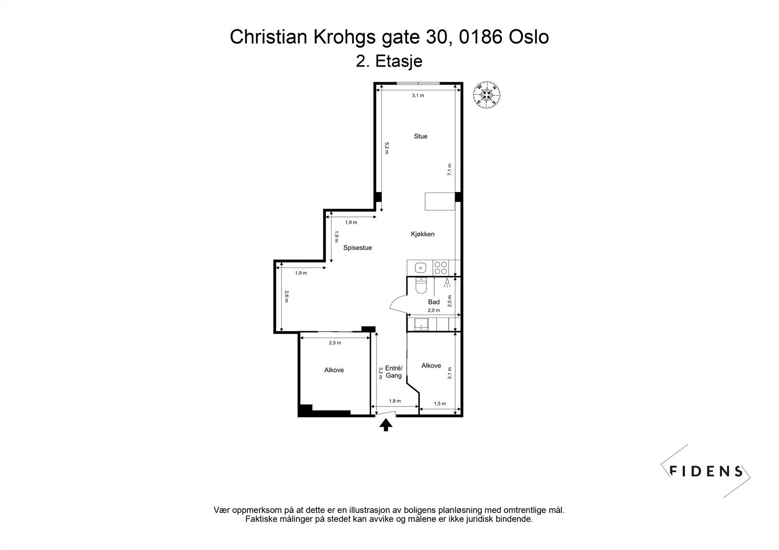 Plantegning Galleribilde