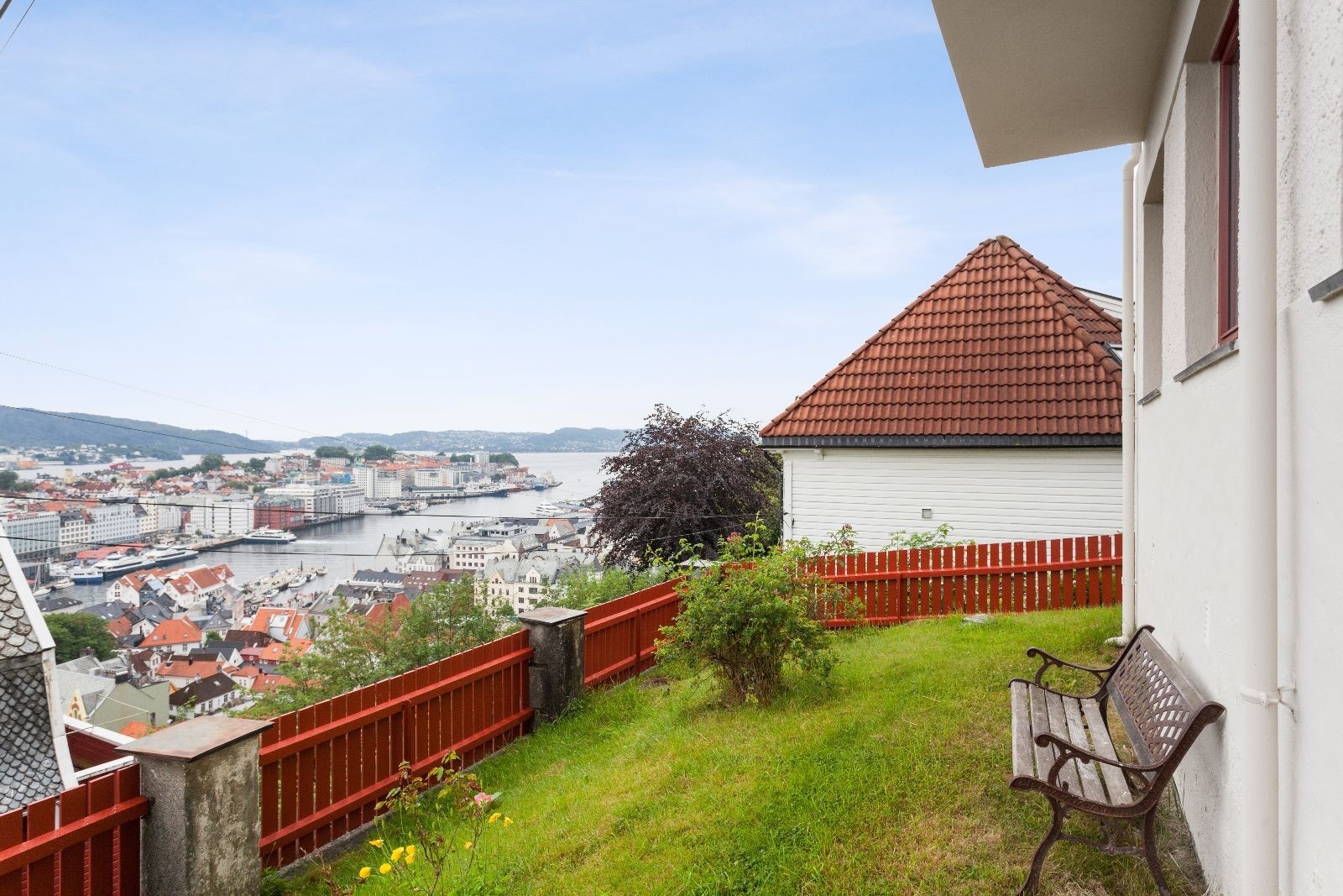 Felles hage med utsikt Galleribilde