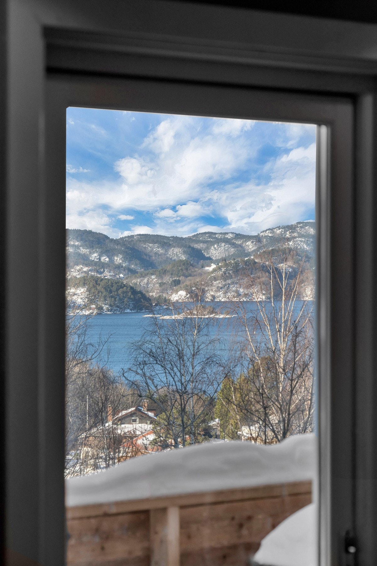 Utsikt fra verandadøren Galleribilde