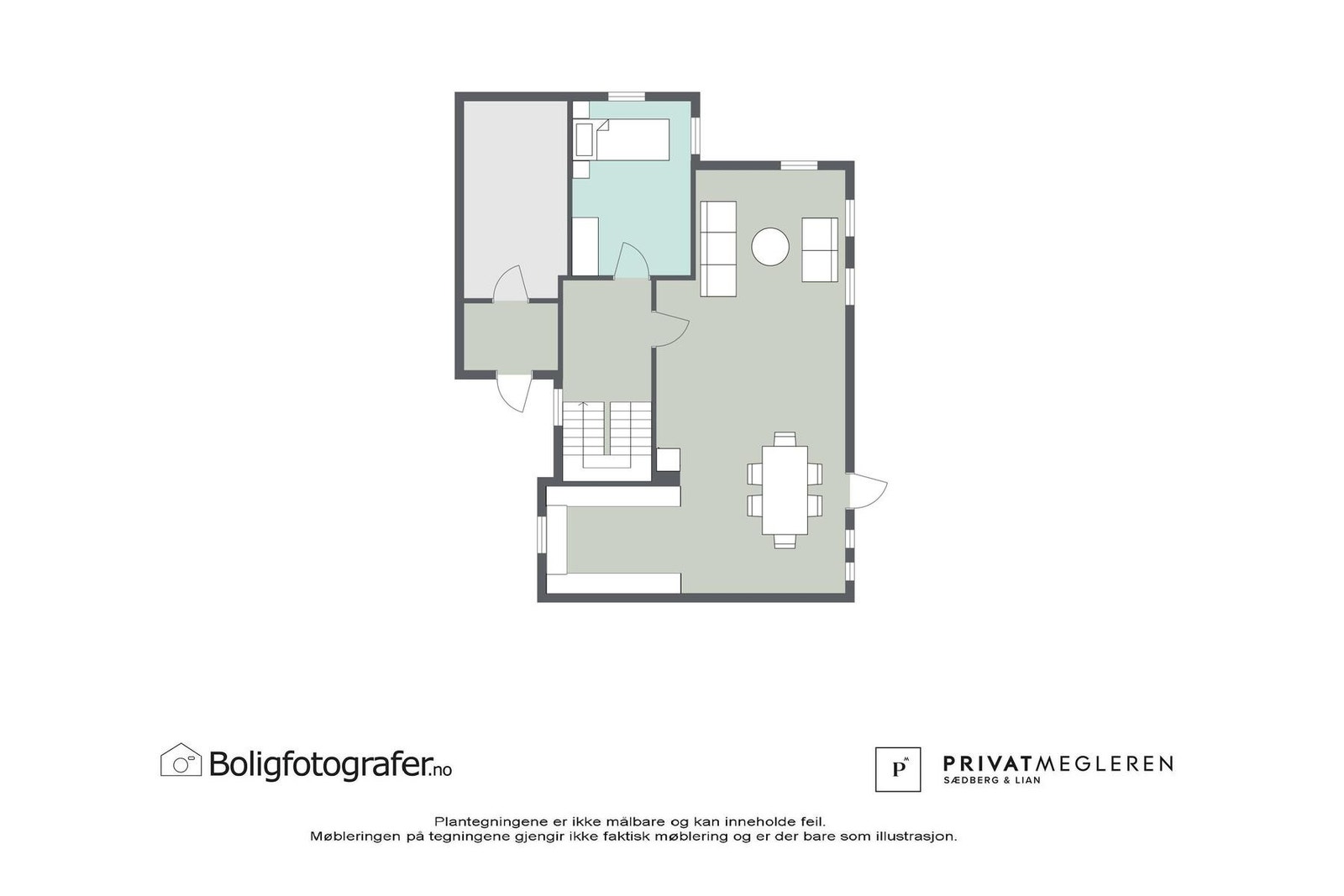 2D planskisse / underetasje Galleribilde