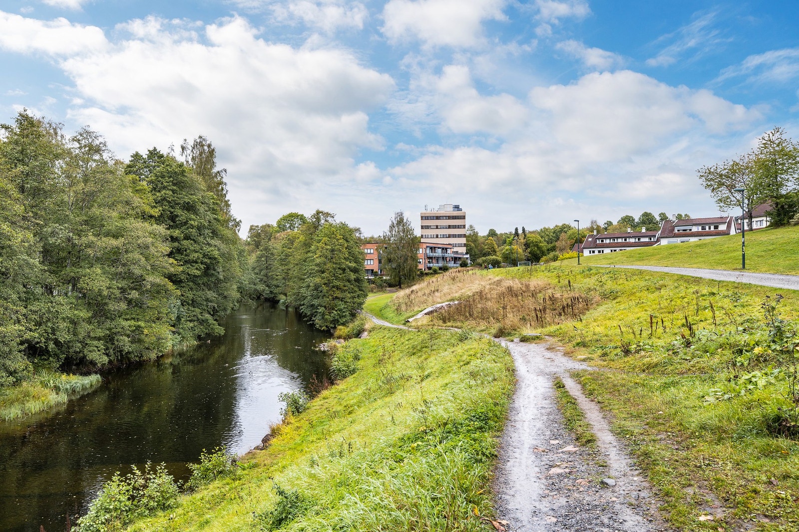 Akerselven er rett ved med flott tursti fra Maridalsvannet, via Nydalen til sentrum Galleribilde