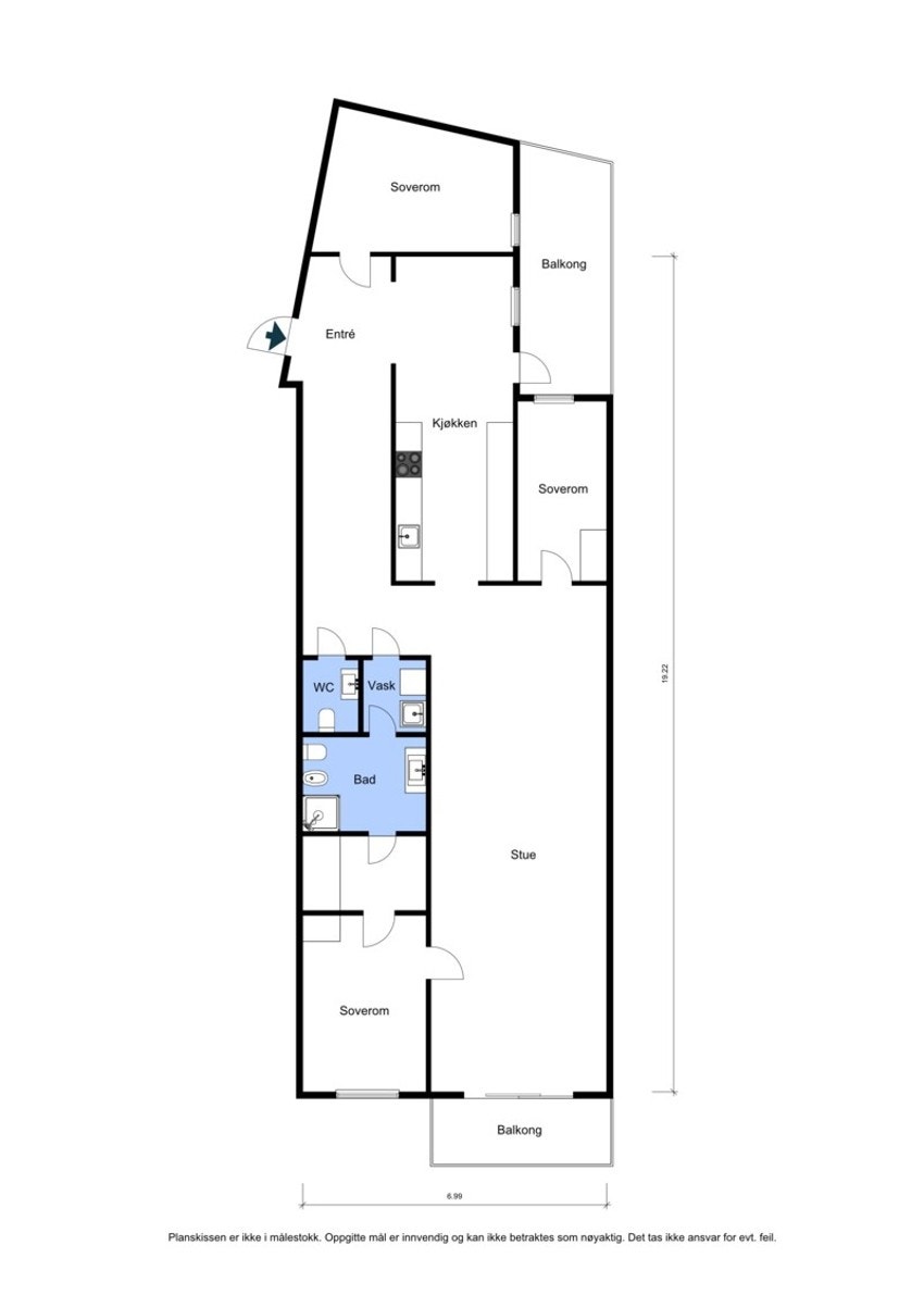 Plantegning. Galleribilde