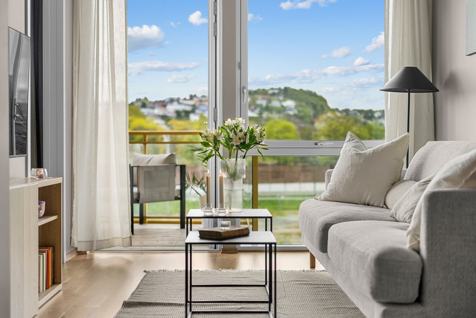 Leiligheten stod ferdigstilt i siste halvdel 2023, og har fått TG 0 på samtlige punkter. Galleribilde