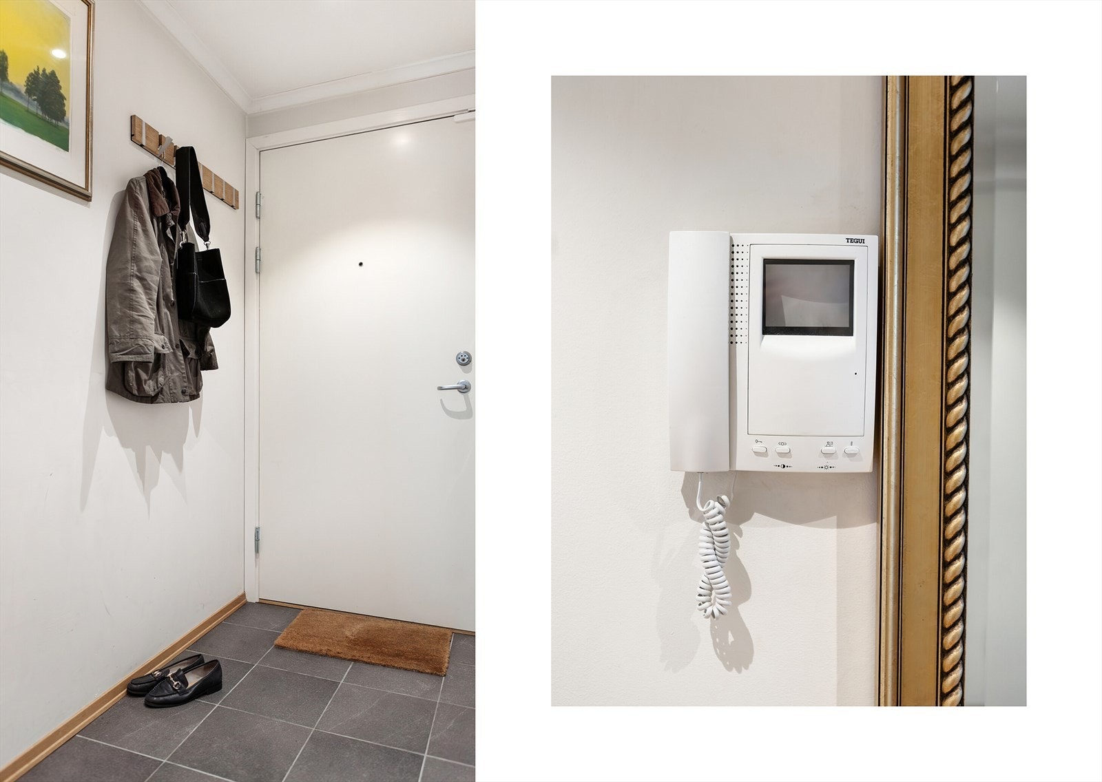 Her er det god plass til yttertøy og sko. Galleribilde