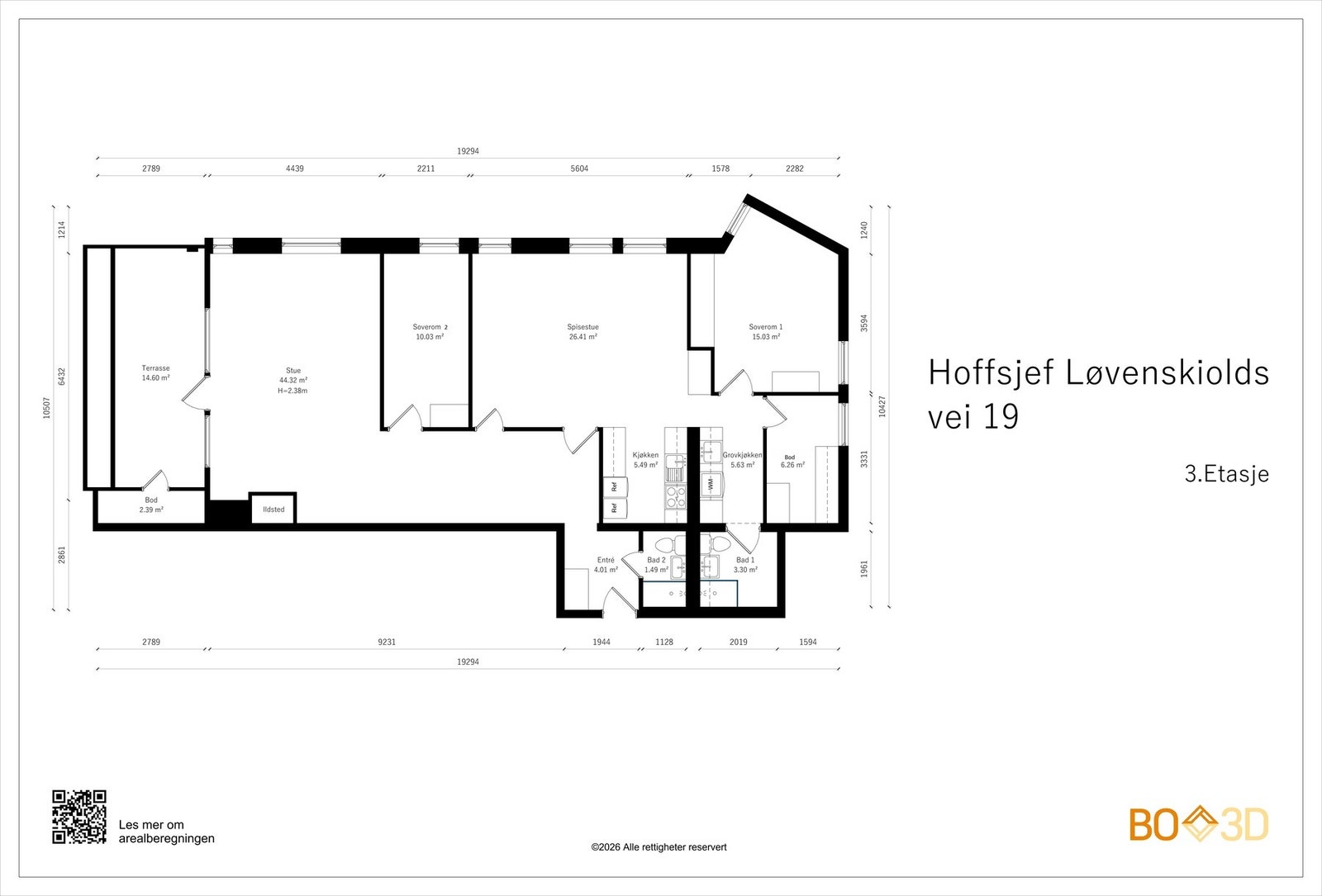 Plantegning. Galleribilde
