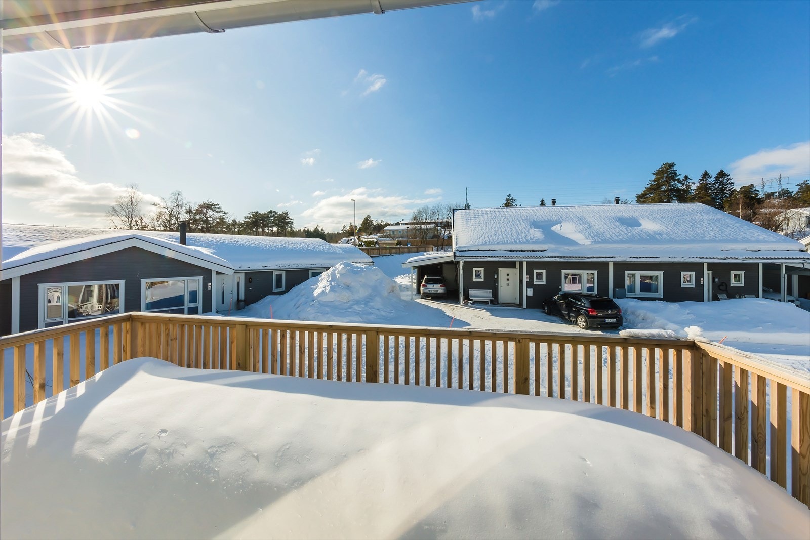 Gode solforhold på terrassen Galleribilde