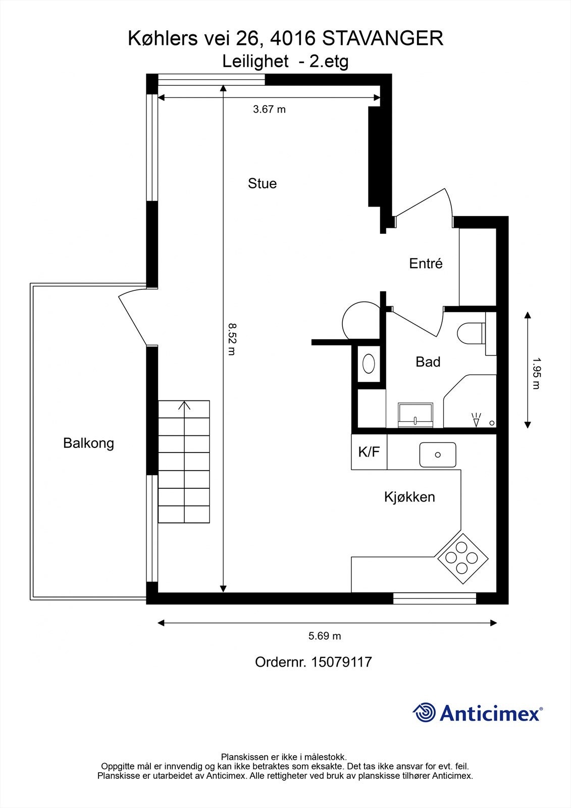 Plantegning- 2. etasje Galleribilde
