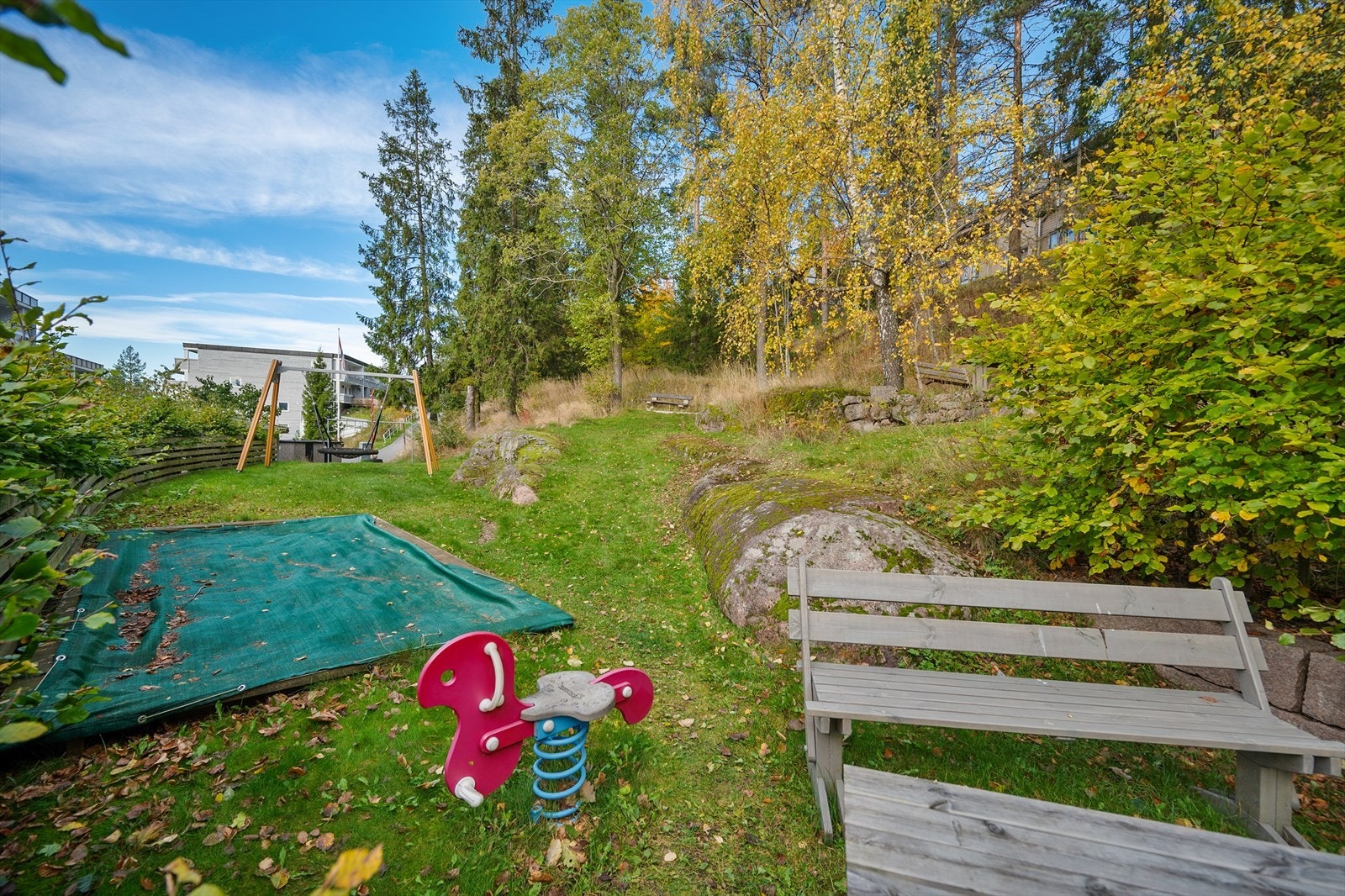 Grindbakken har pent opparbeidede fellesområder Galleribilde