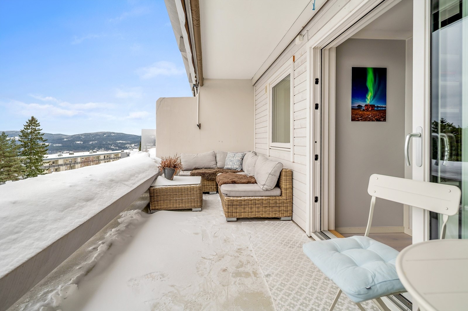 Solrik terrasse på hele 11 kvm Galleribilde