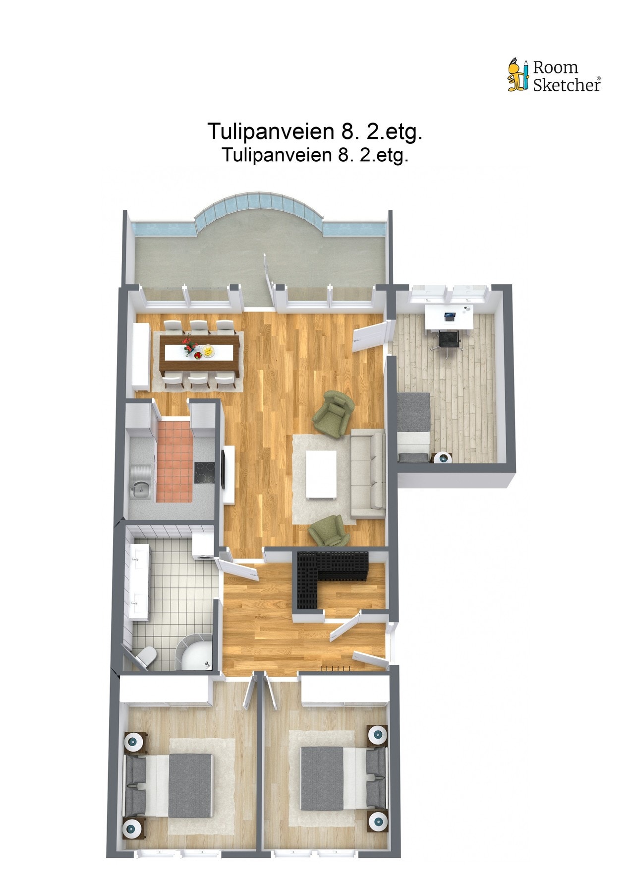 Plantegning Galleribilde