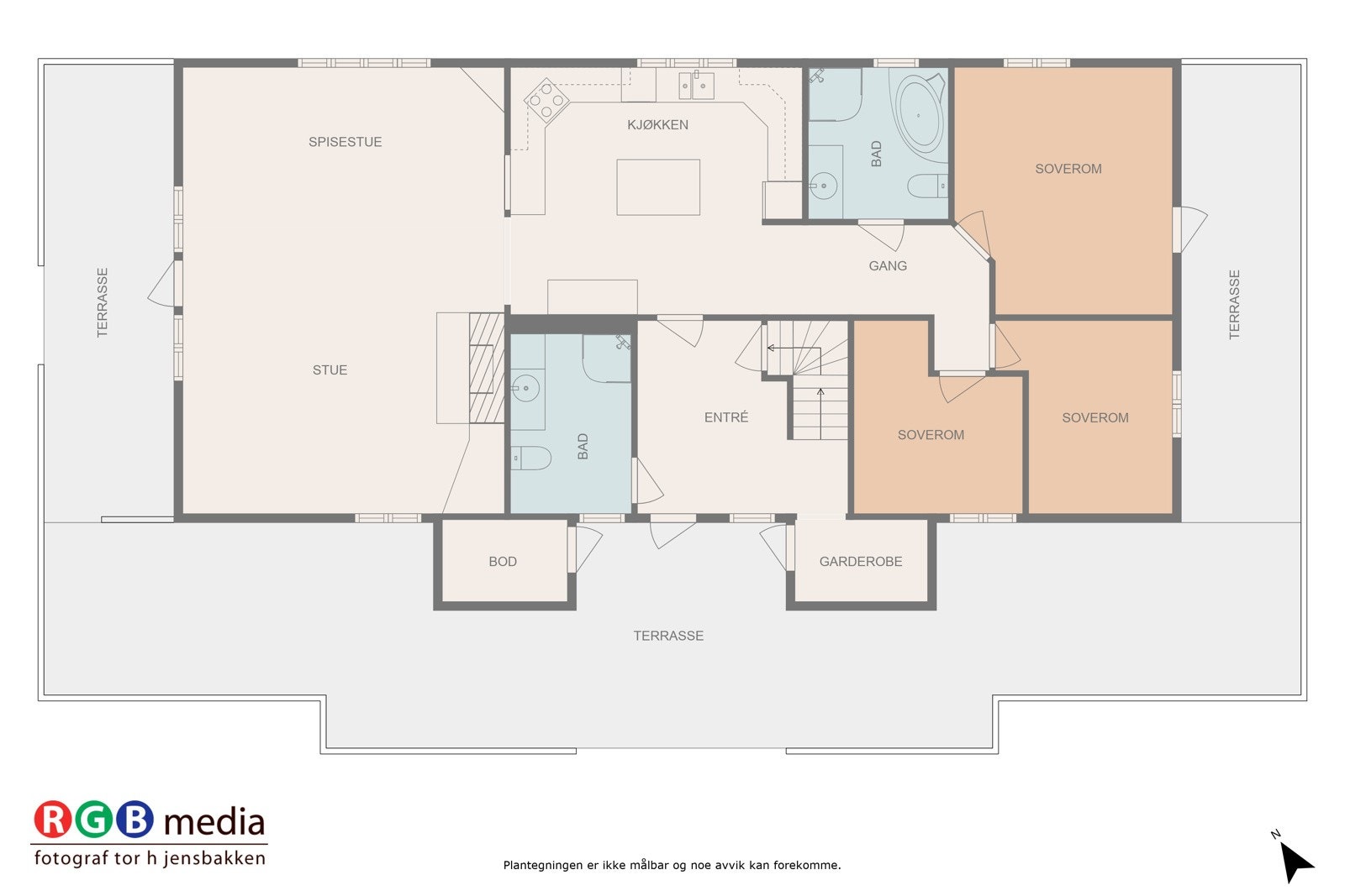 Planskisse 1.etasje Galleribilde