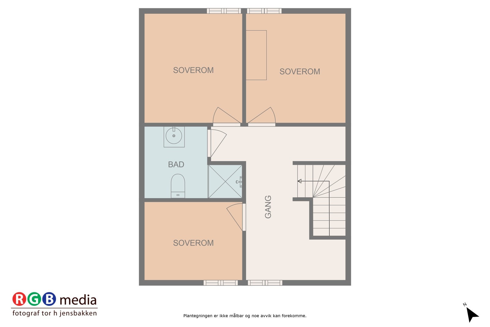 Planskisse underetasje Galleribilde