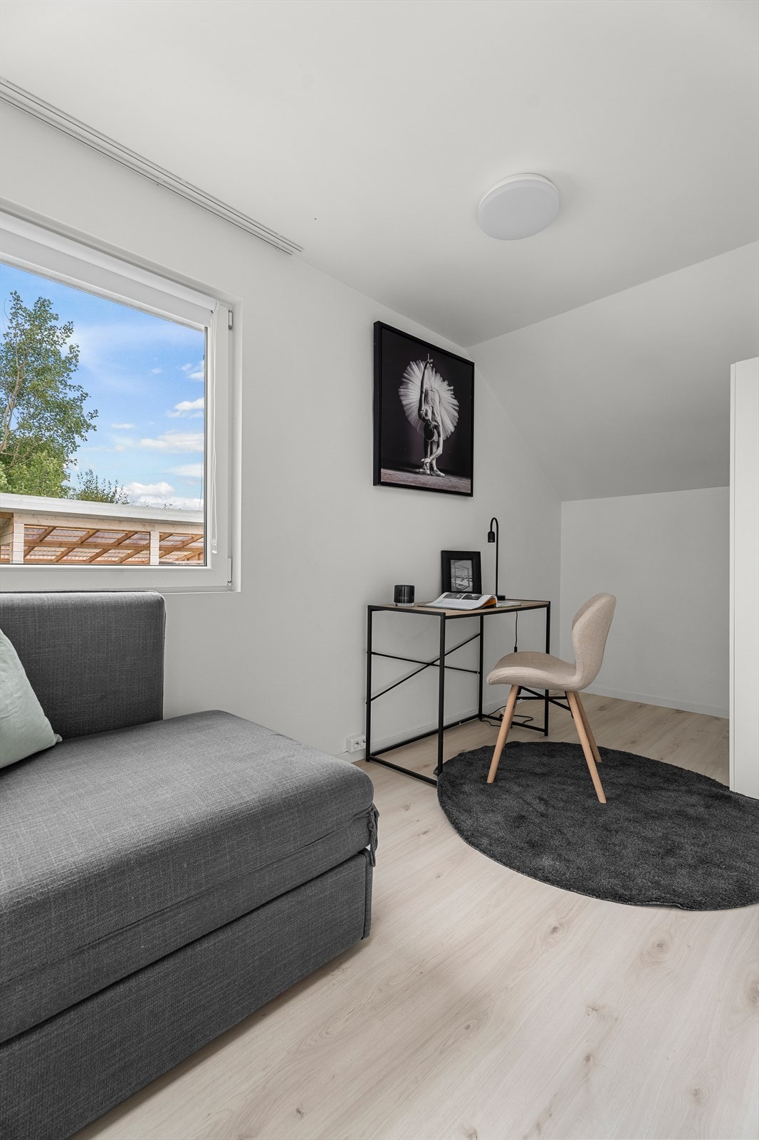 Tredje soverommet på loftet er på gode 7m². Galleribilde