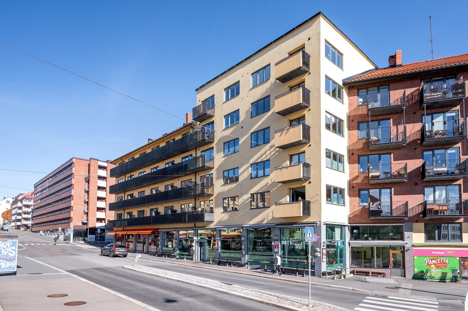 Borettslaget består av 157 andelsleiligheter og 10 utleieenheter som blir leid ut til mindre næringsvirksomhet. Galleribilde