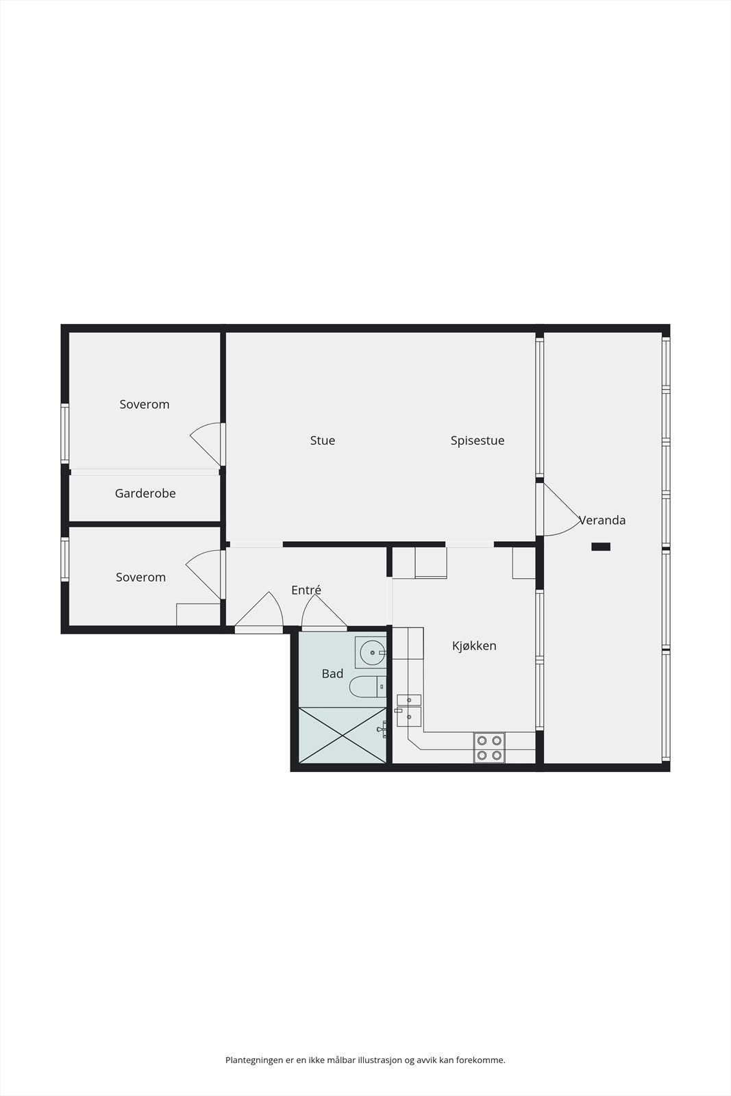 Plantegning Galleribilde