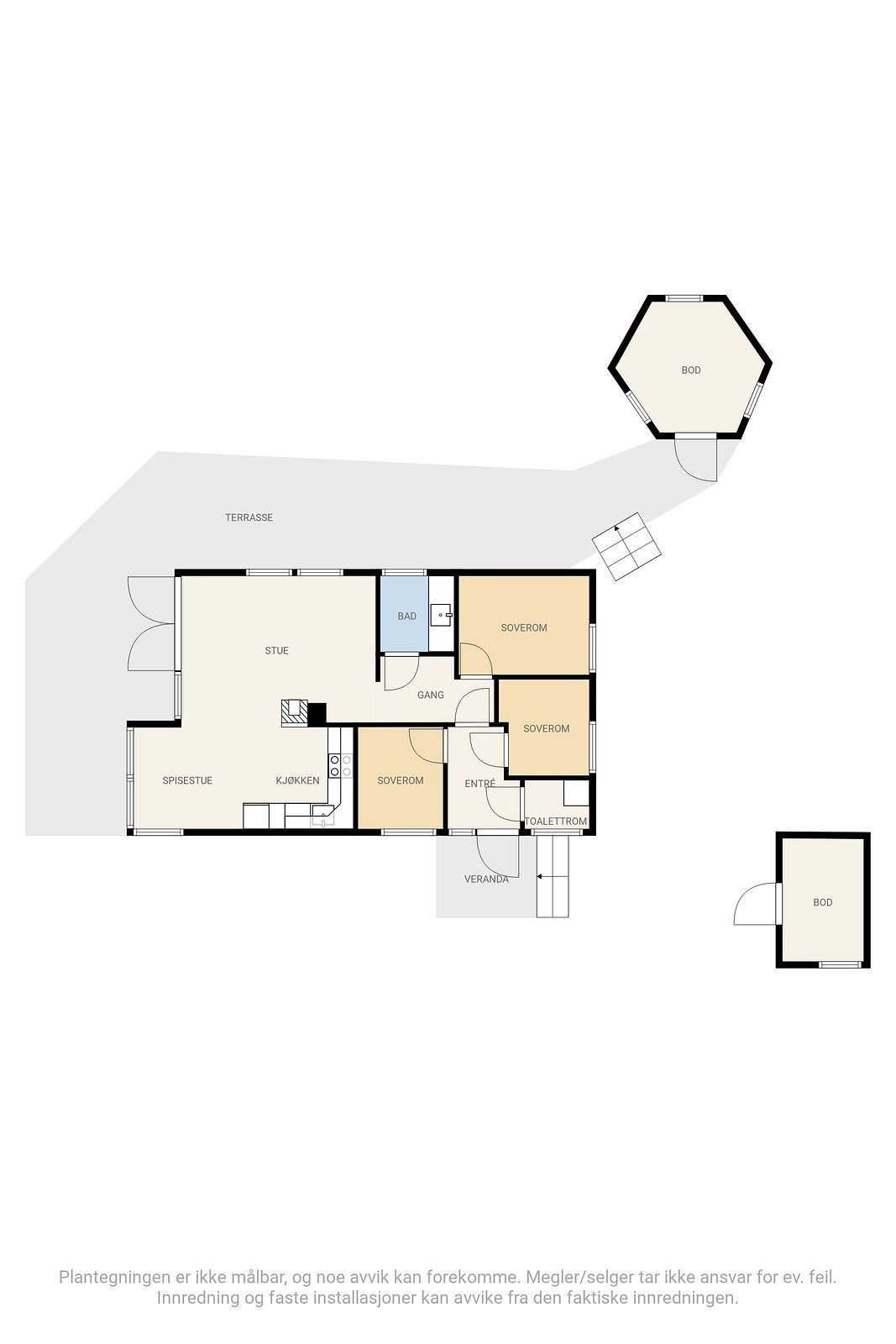 Plantegning Galleribilde