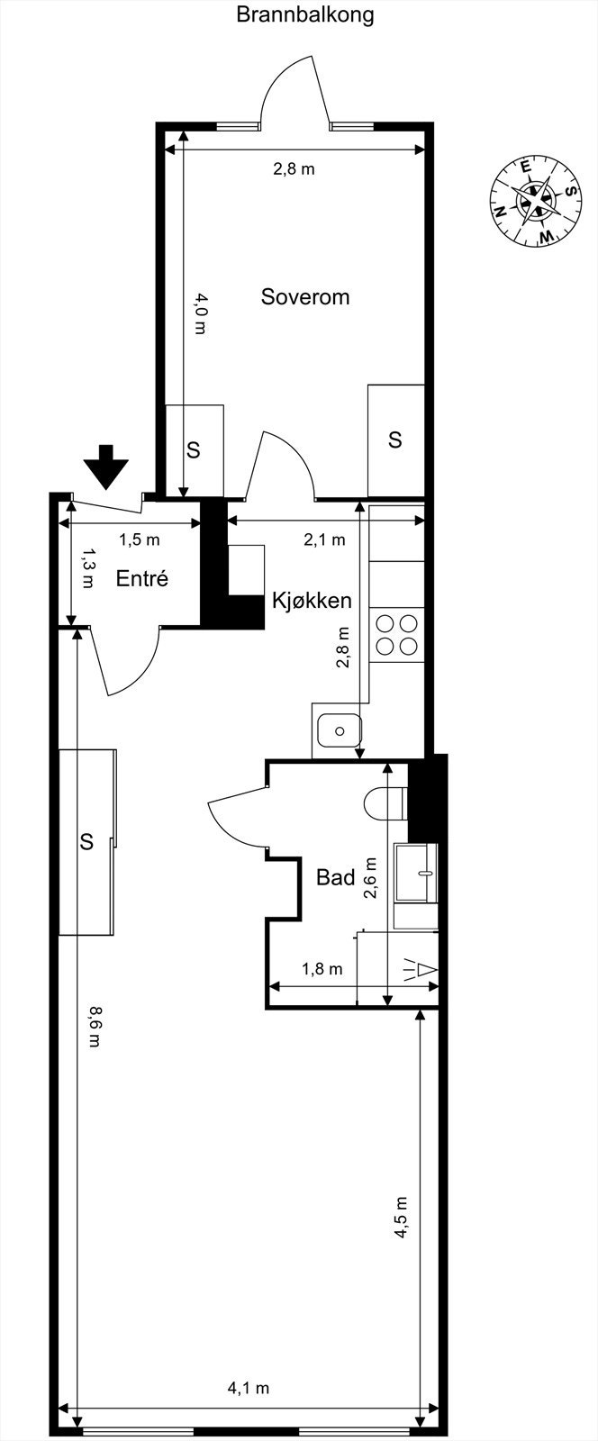 Plantegning. Galleribilde