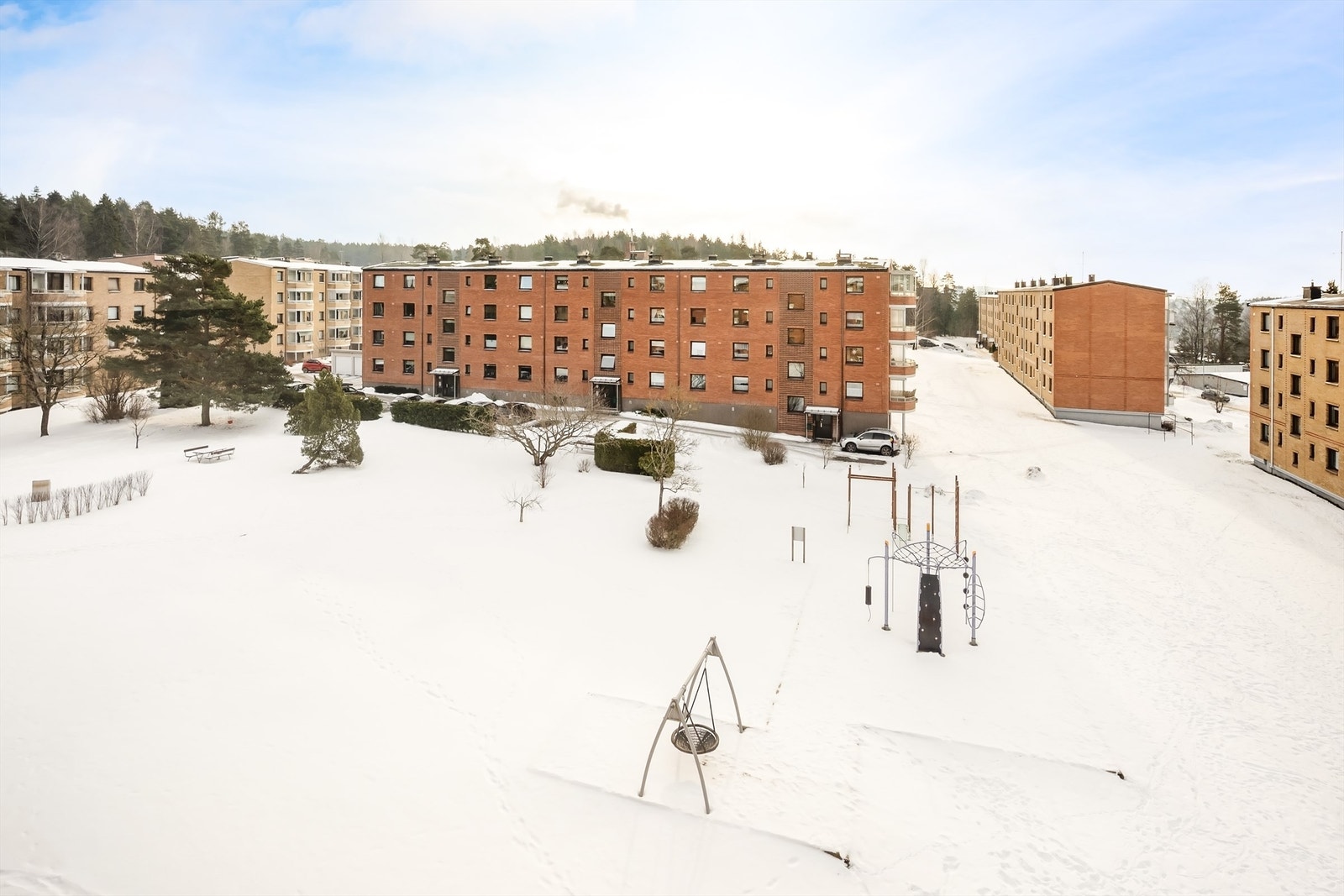 Flott utsikt fra soverommet. Galleribilde