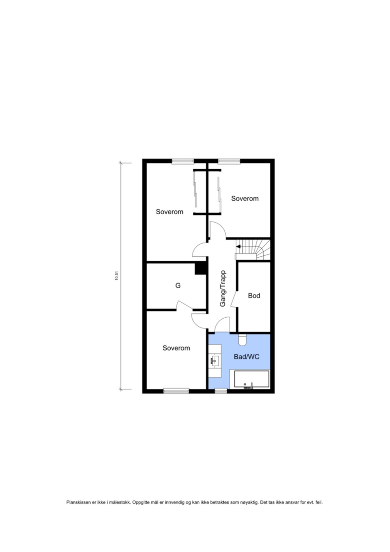 Plantegning 2. Etasje Galleribilde