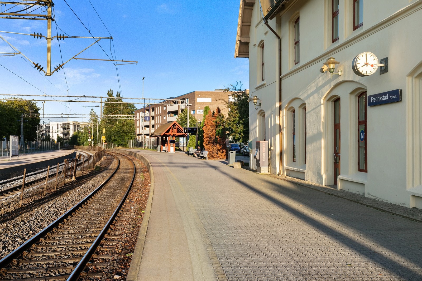 Togstasjonen ligger kun et par minutters gange fra boligen Galleribilde