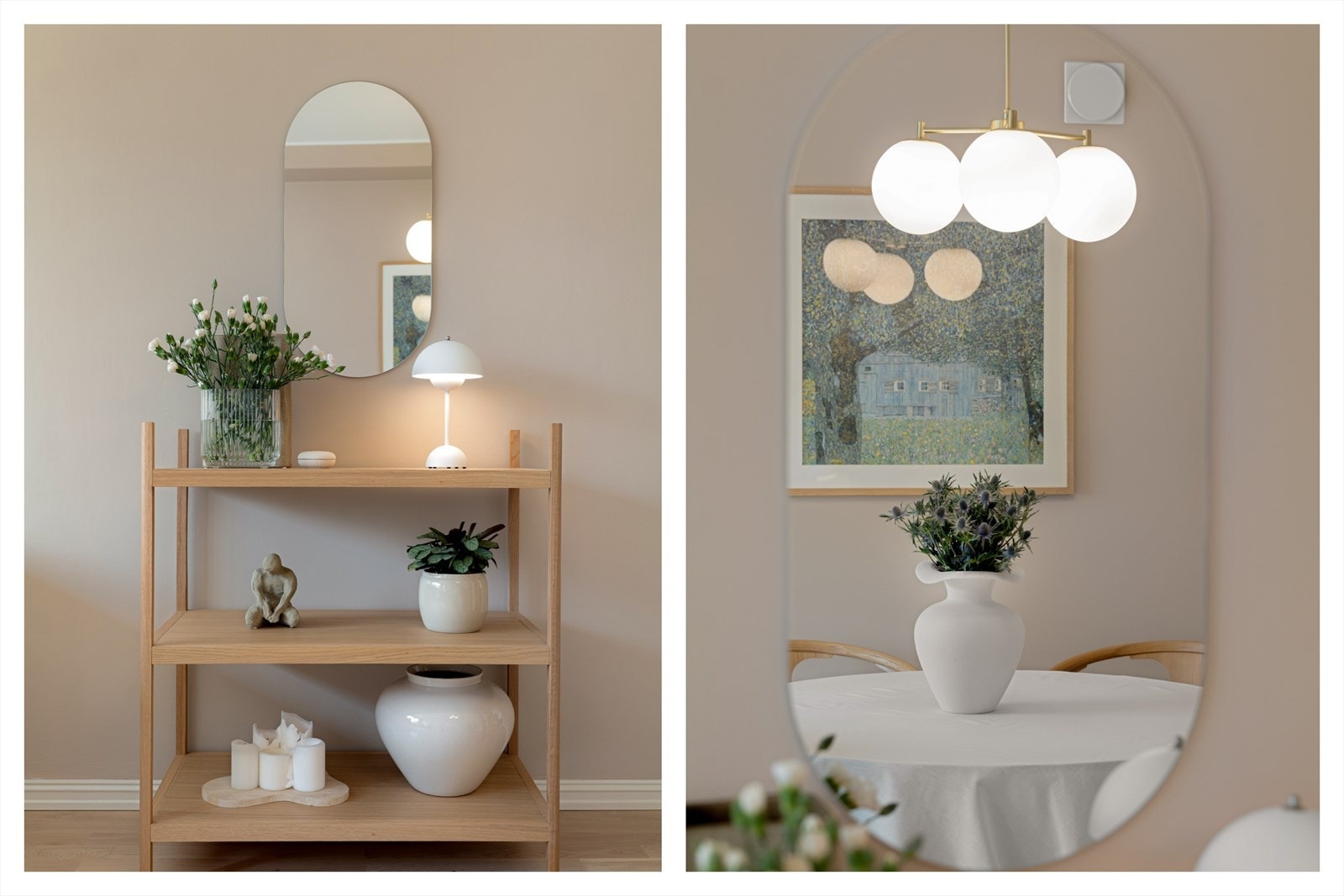 Den gode takhøyden og store veggflater gir mulighet for flere oppbevaringsmøbler og hylleløsninger. "Siden oppvarming og varmtvann er inkludert i felleskostnadene er strømforbruket ganske beskjedent, vi har lagt rundt 2700kWh de siste årene." Galleribilde