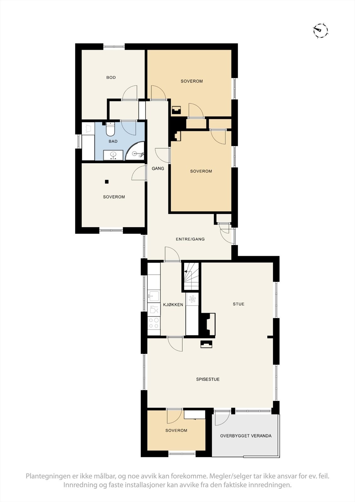 Plantegning - 1. etasje Galleribilde