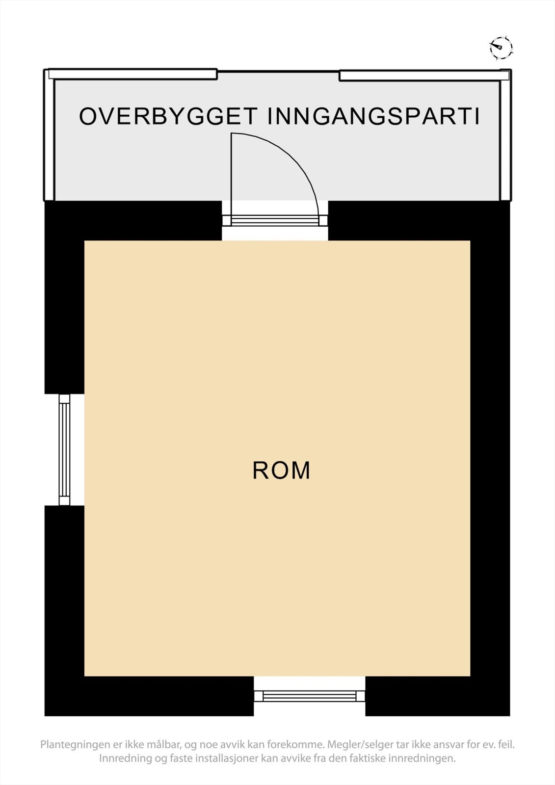 Plantegning - Uthus/anneks Galleribilde