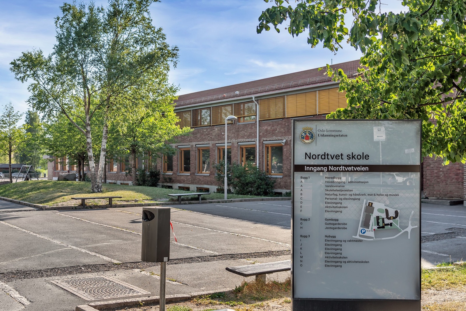 Nærliggende Nordtvet skole gir enkel tilgang til skolehverdag for barnefamilier. Galleribilde