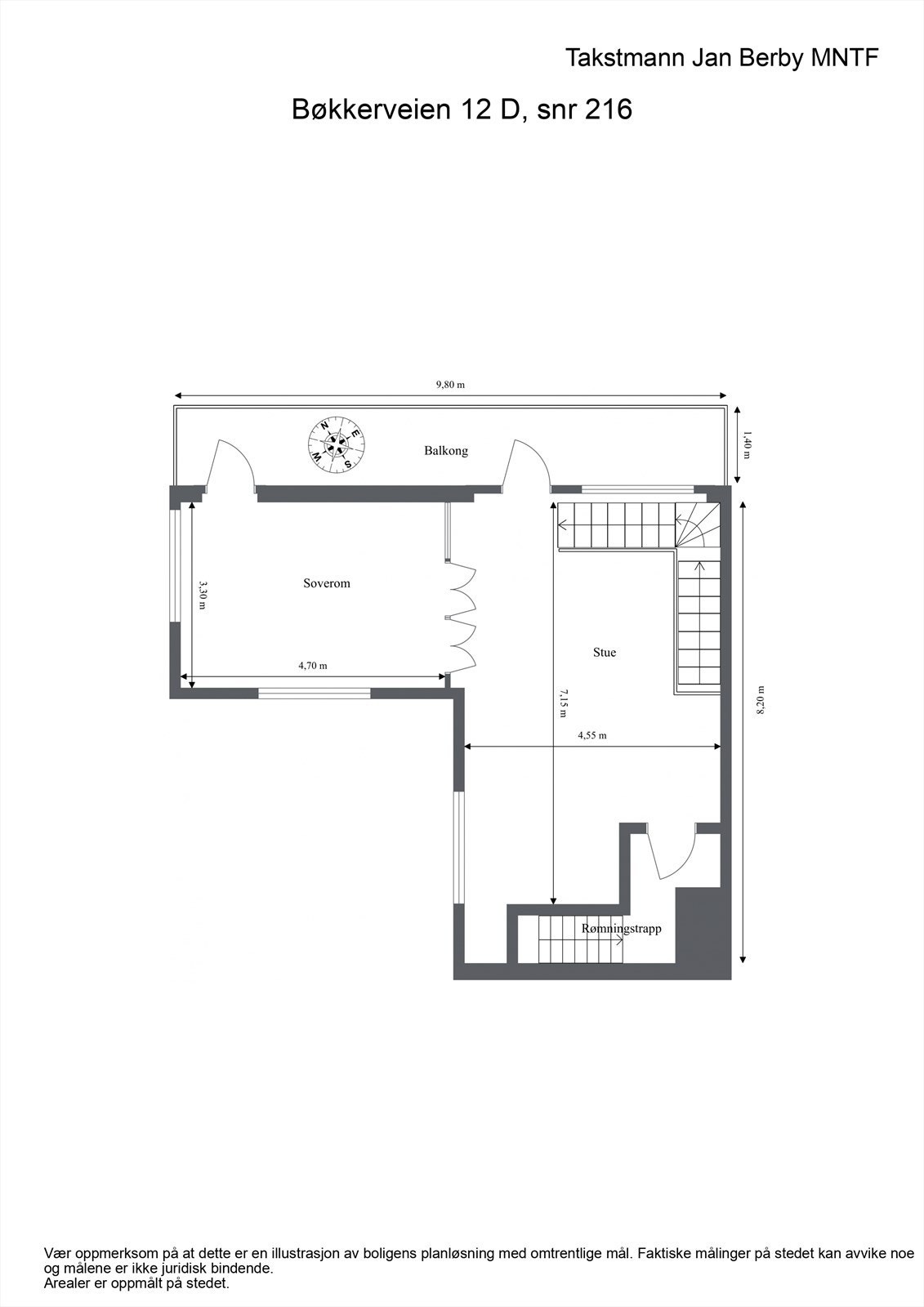 Plantegning - 5. Etasje. Galleribilde