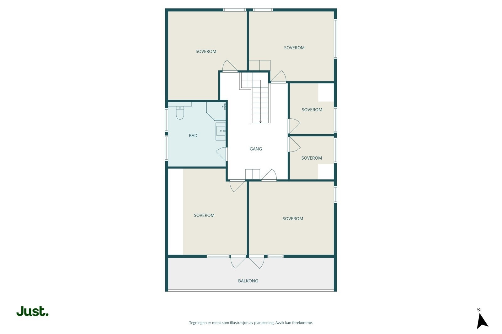 Planskisse Galleribilde