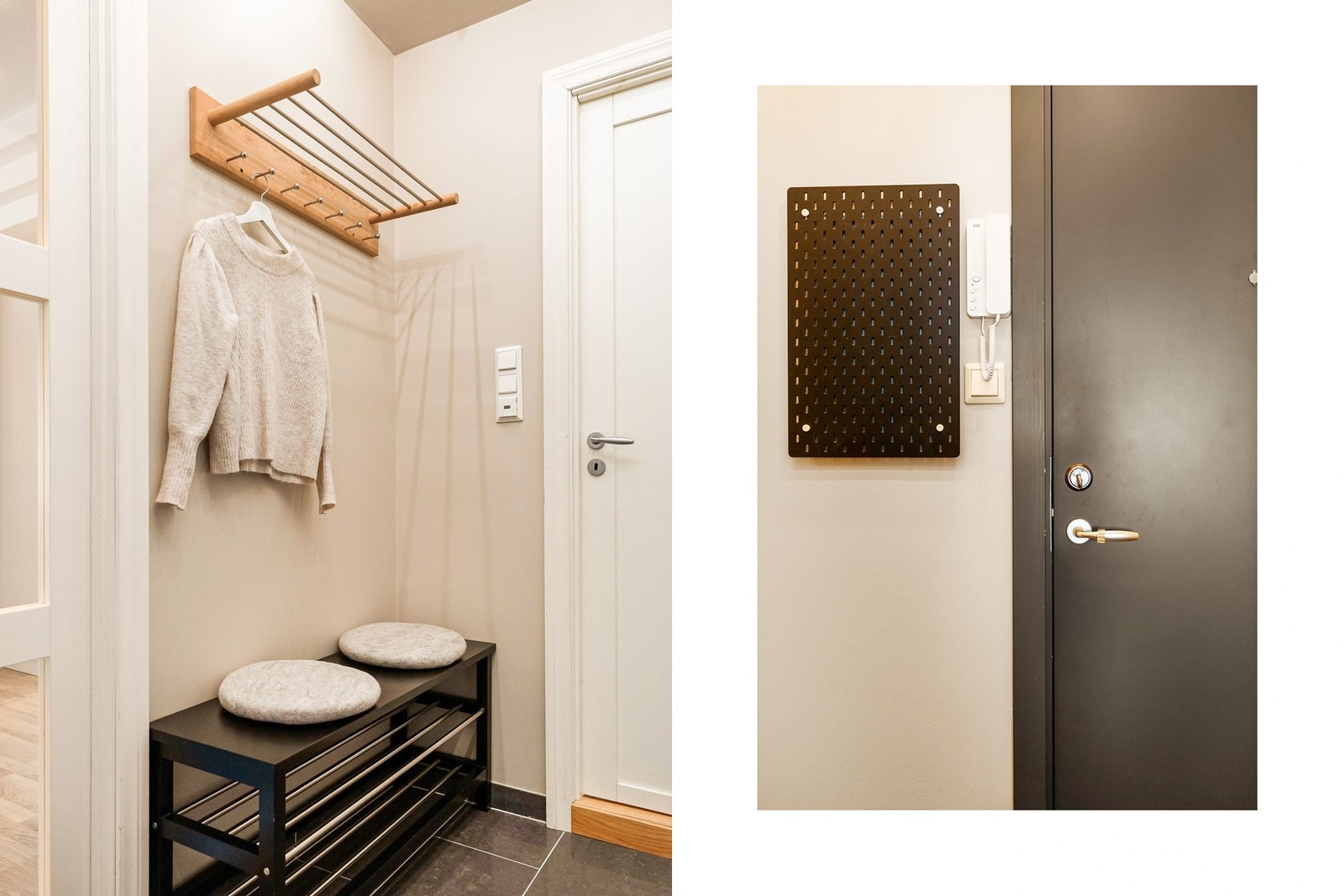 Til venstre ved entreèn har du innvendig bod som gir ekstra oppbevaringsplass. Galleribilde