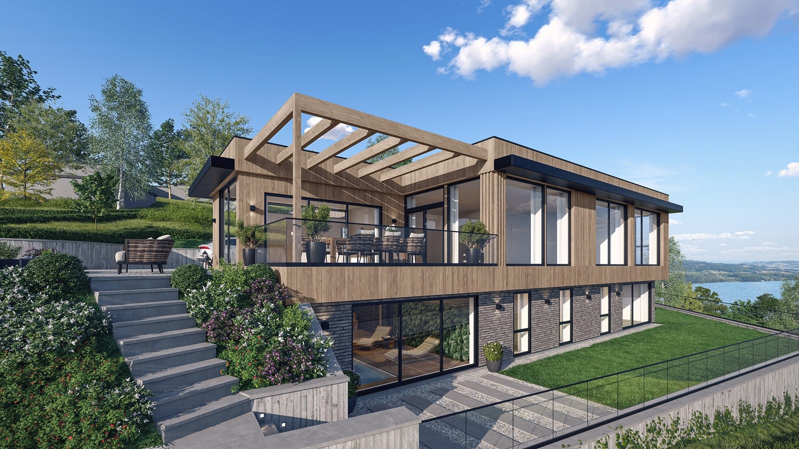 Da er denne unike eneboligen i Tranberglia 18B på Gjøvik perfekt for deg! Galleribilde