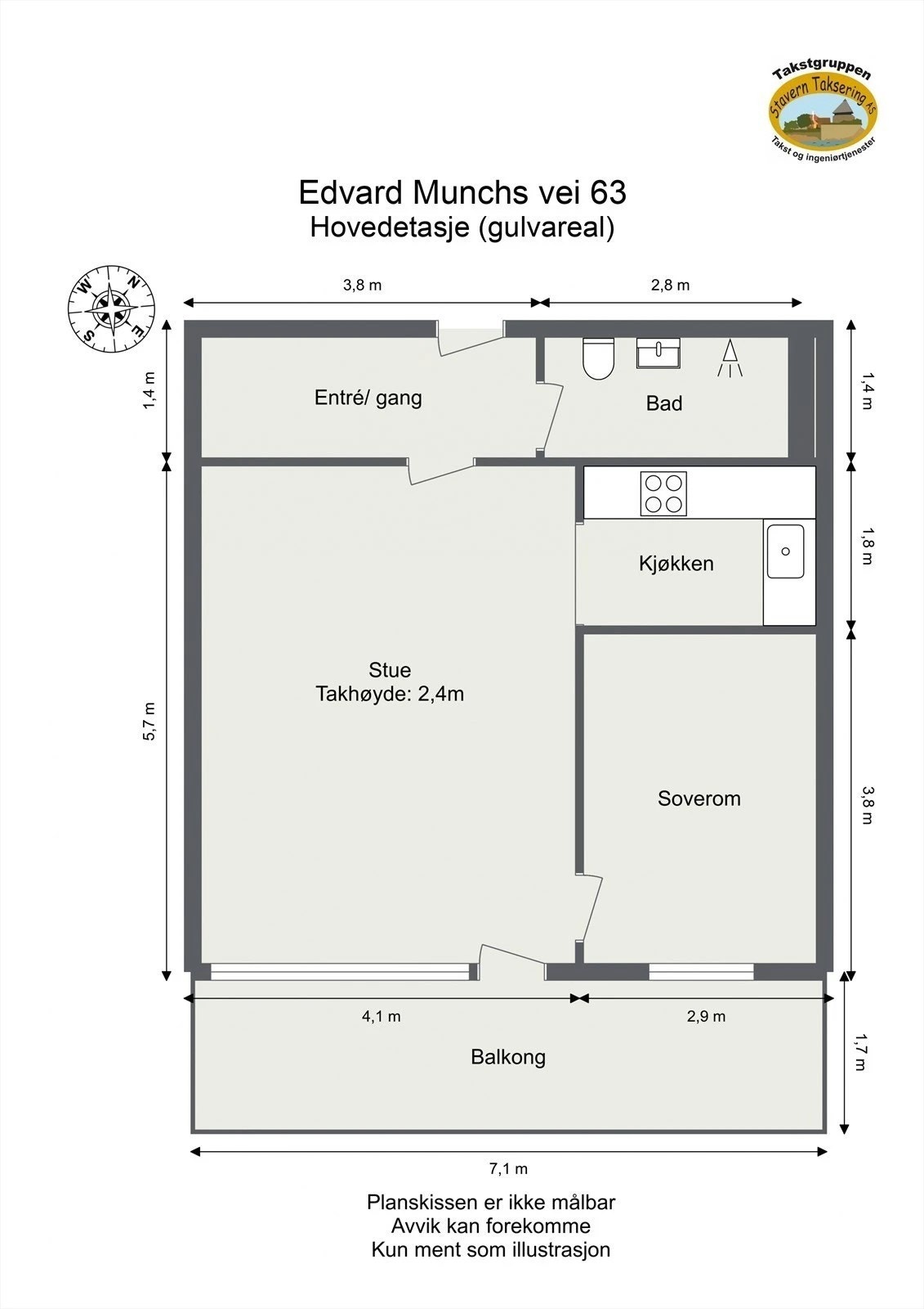 Plantegning Galleribilde