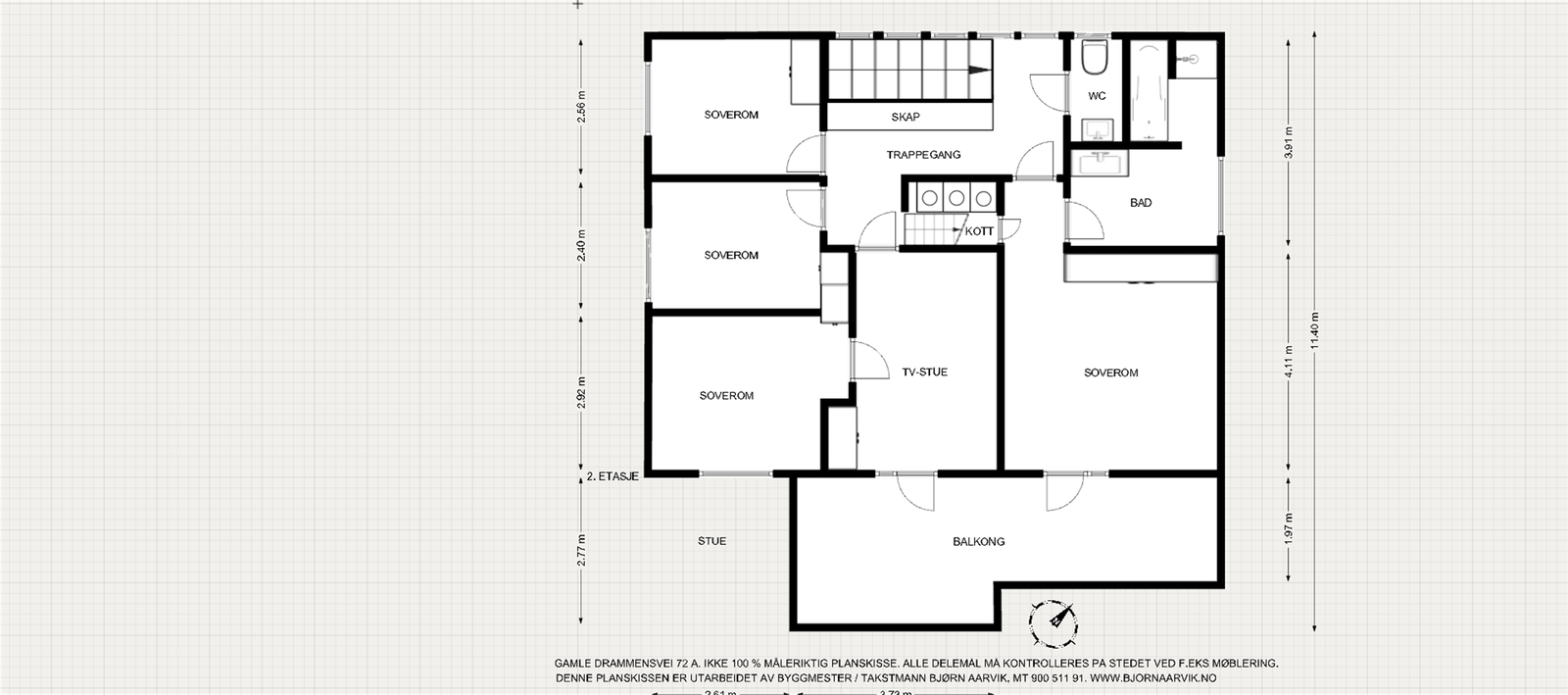 Plantegning Galleribilde