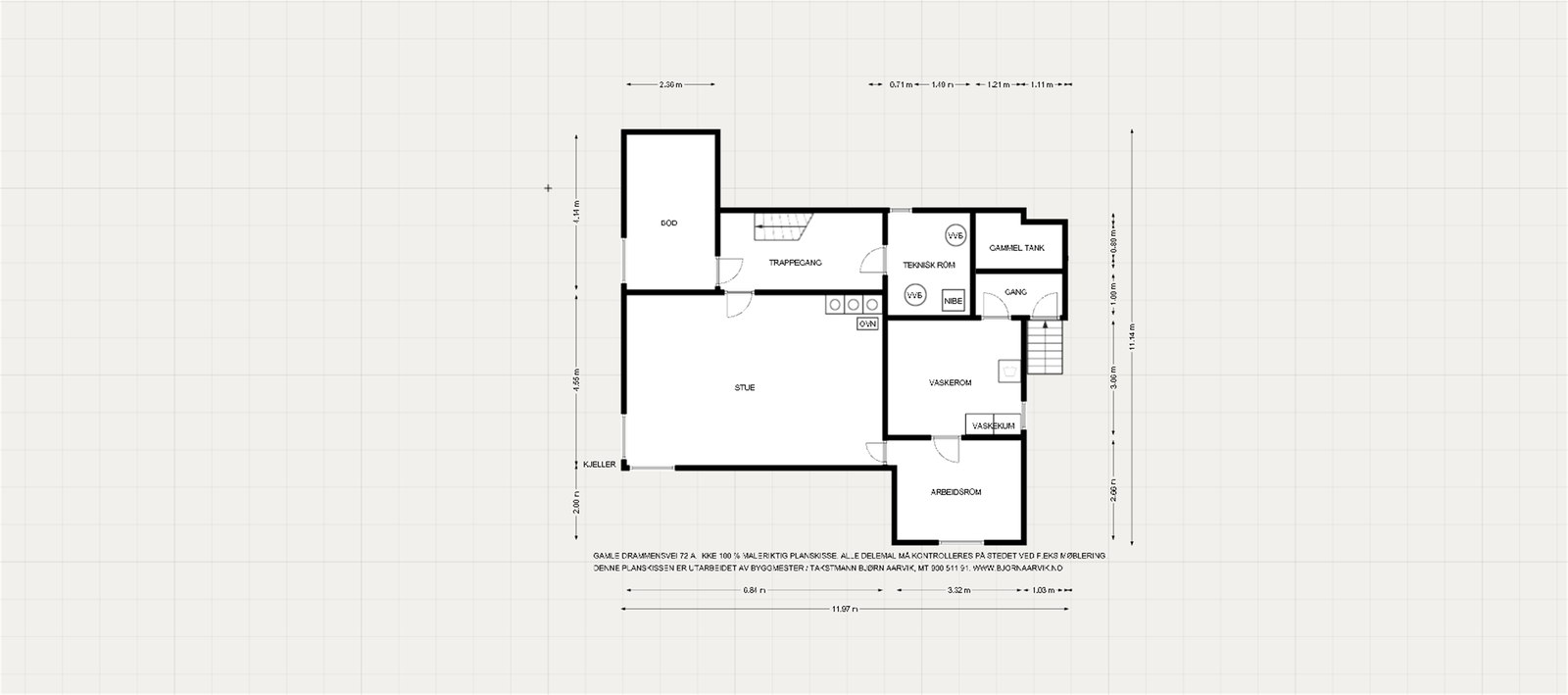 Plantegning Galleribilde