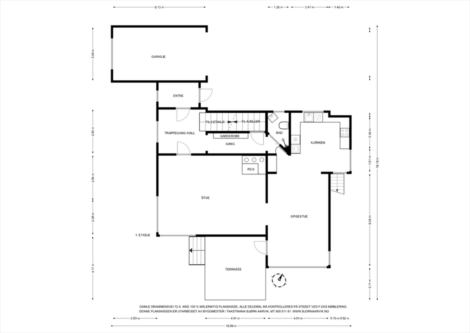 Plantegning Galleribilde
