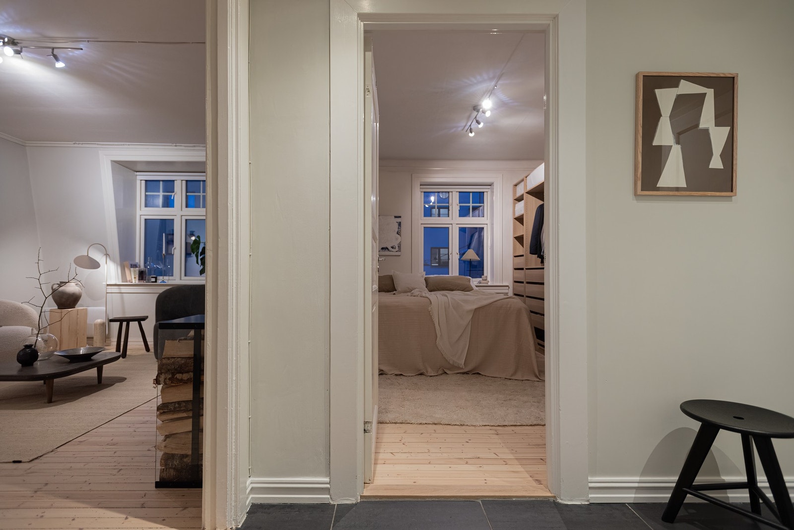 Boligen er malt i delikate farger! Galleribilde