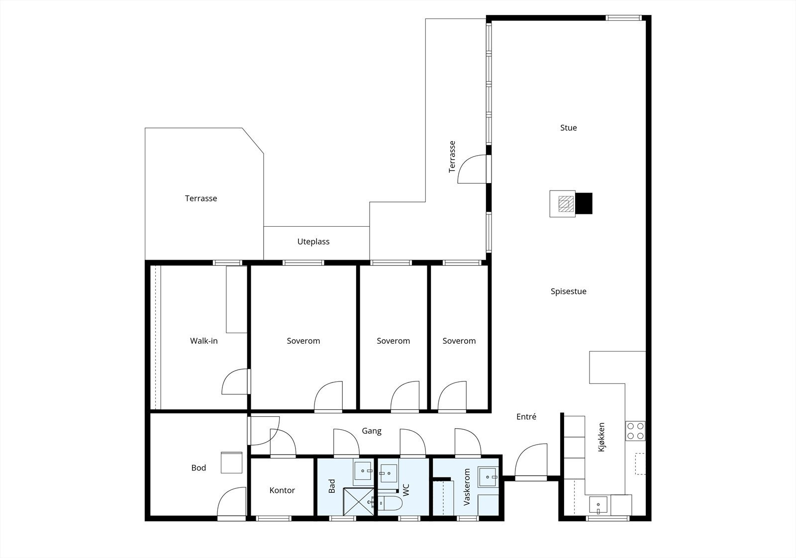 Planløsning. Galleribilde